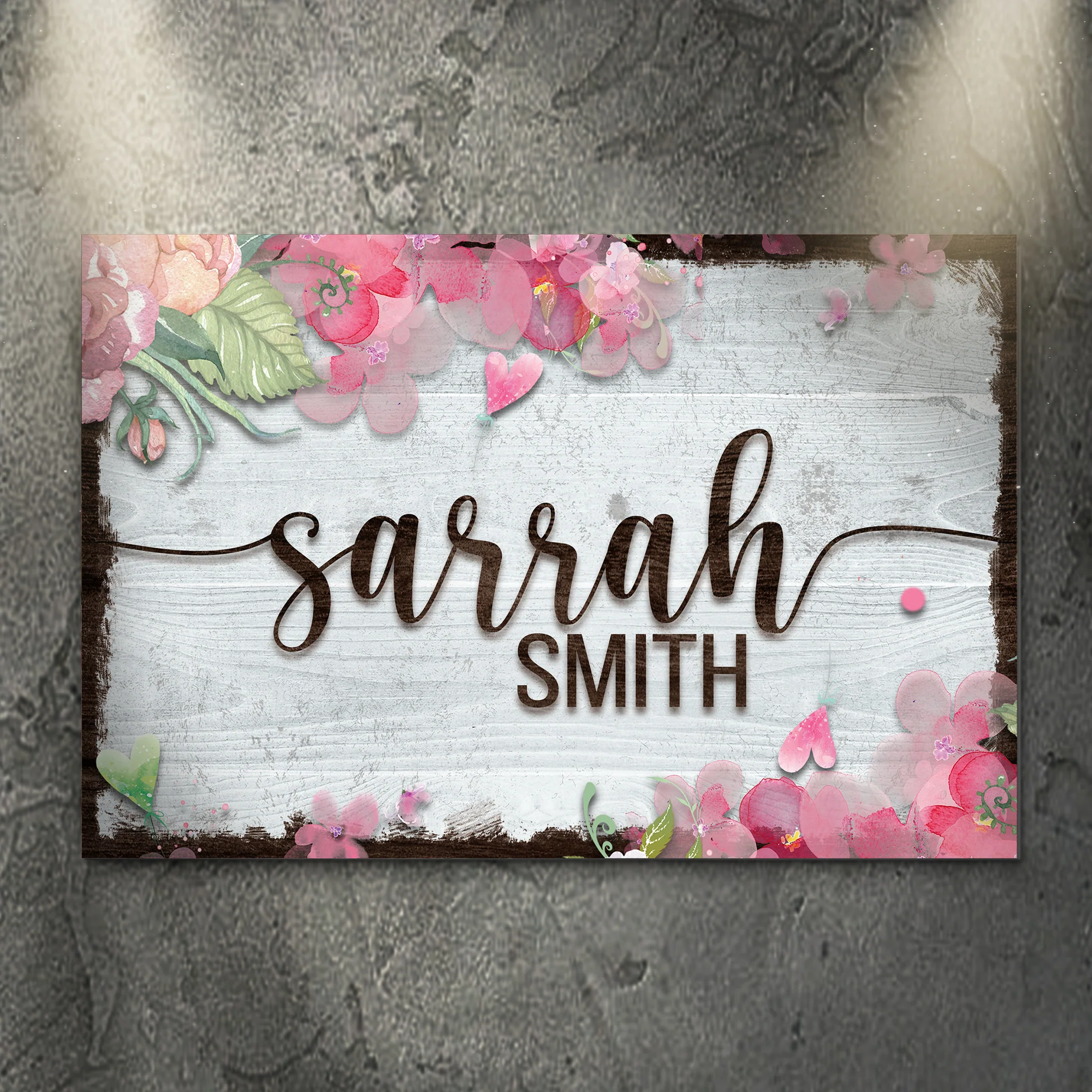 Floral Kids Room Sign - Image 2