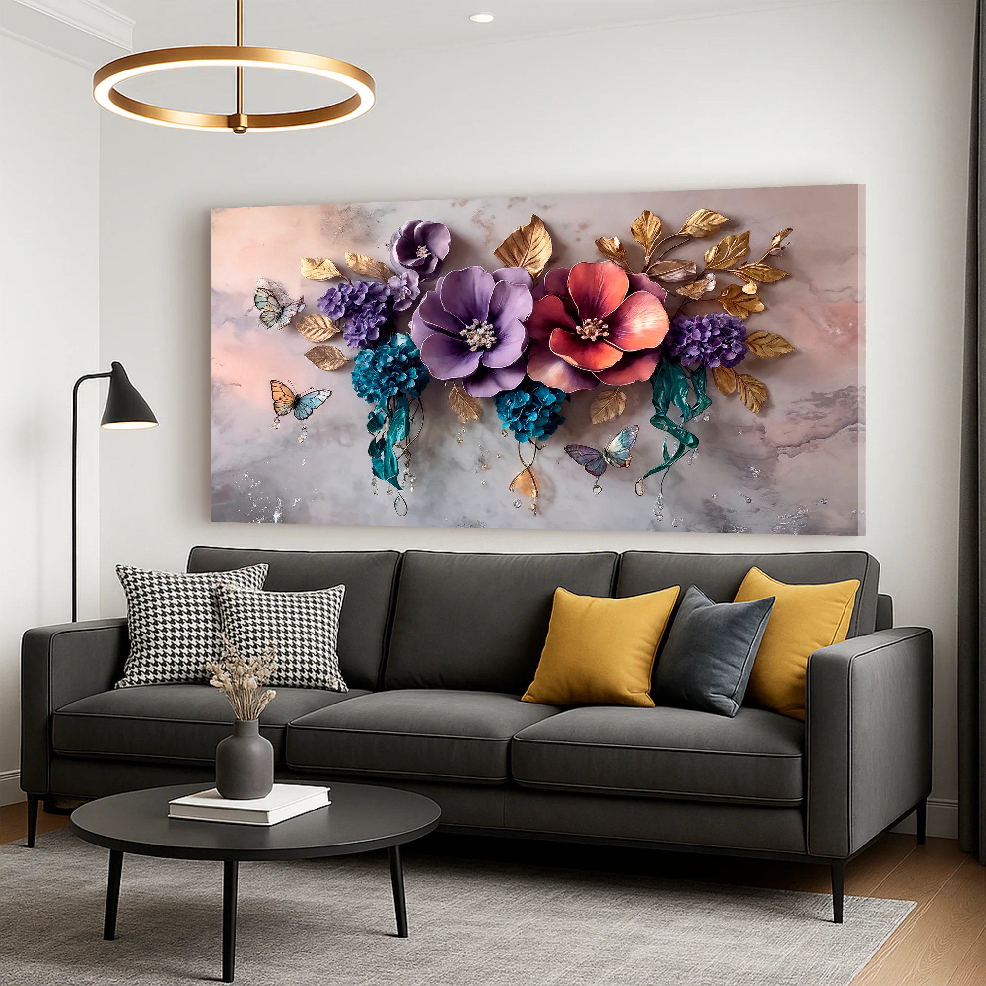 Floral Symphony Wall Art - Image 2