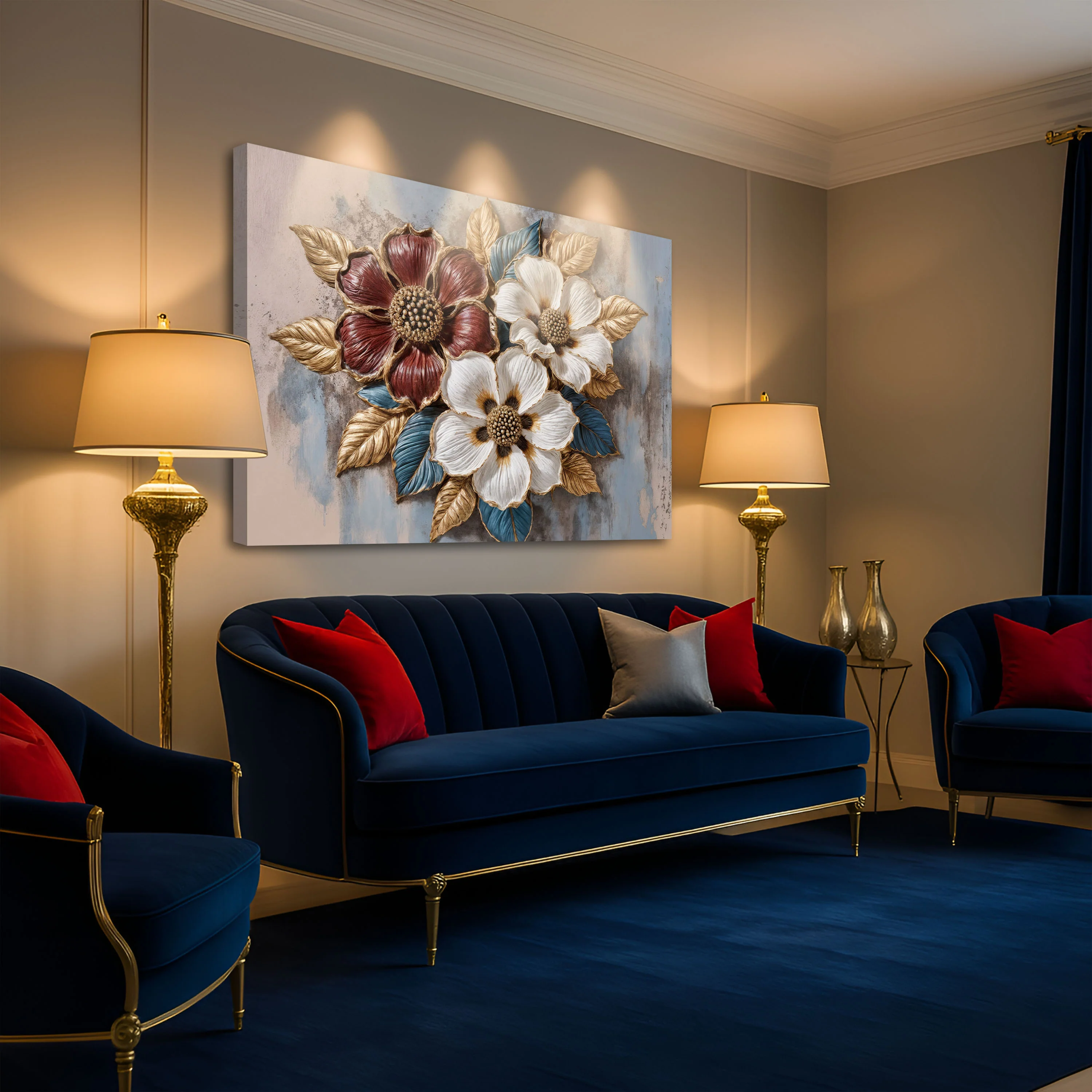 Floral Symphony Wall Art II - Image 2