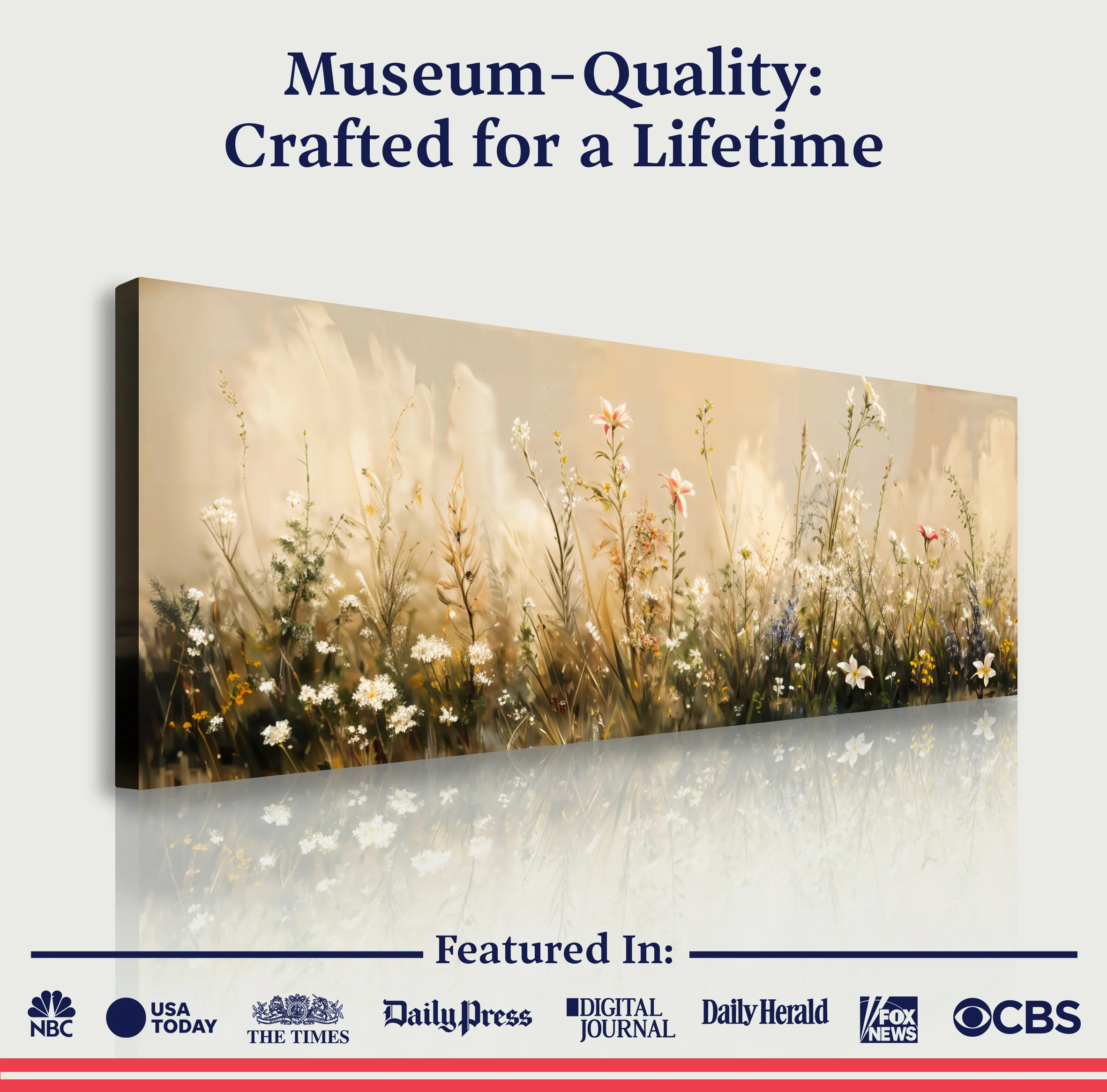 Flower Field Wall Art - Image 6