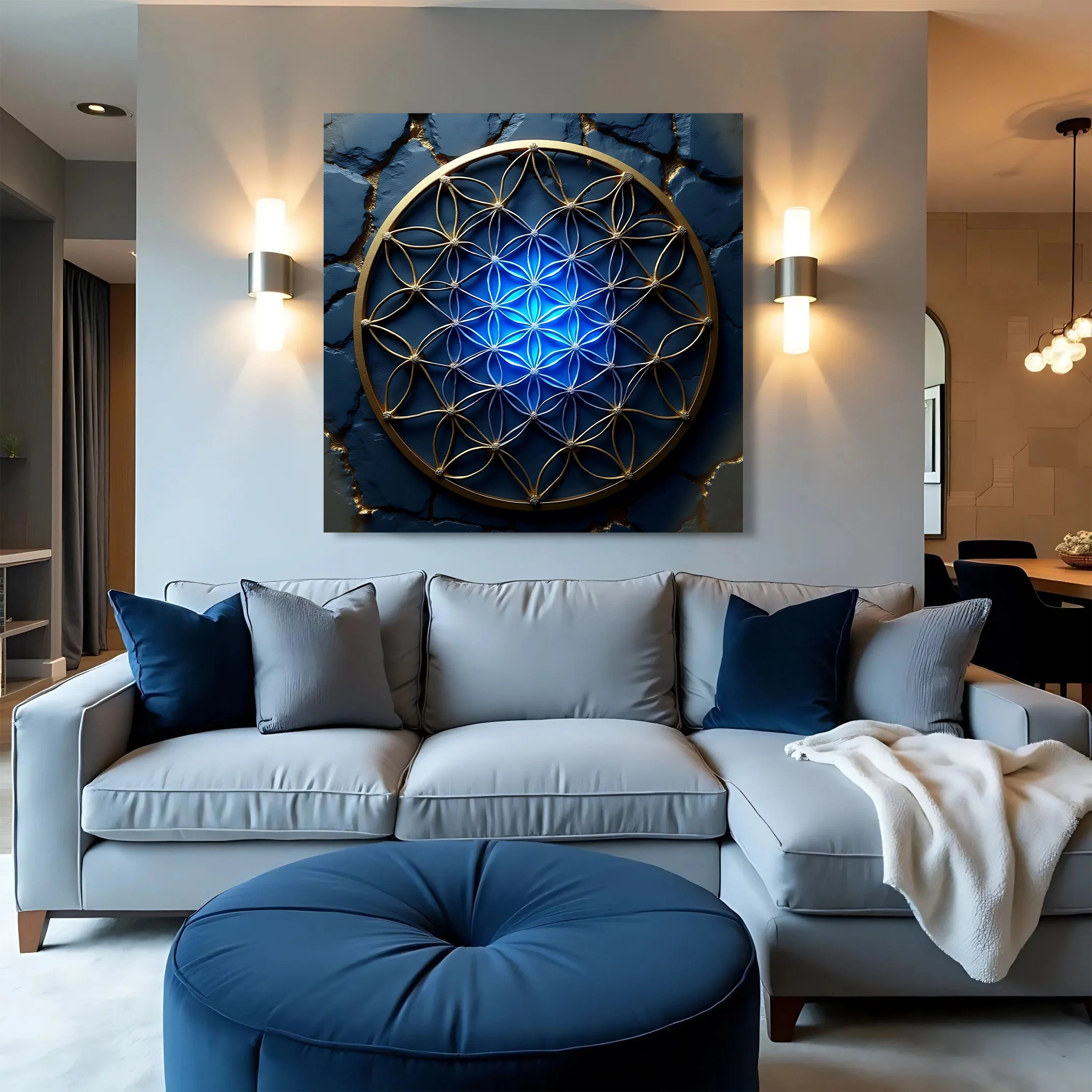 Flower Of Life Wall Art II - Image 3