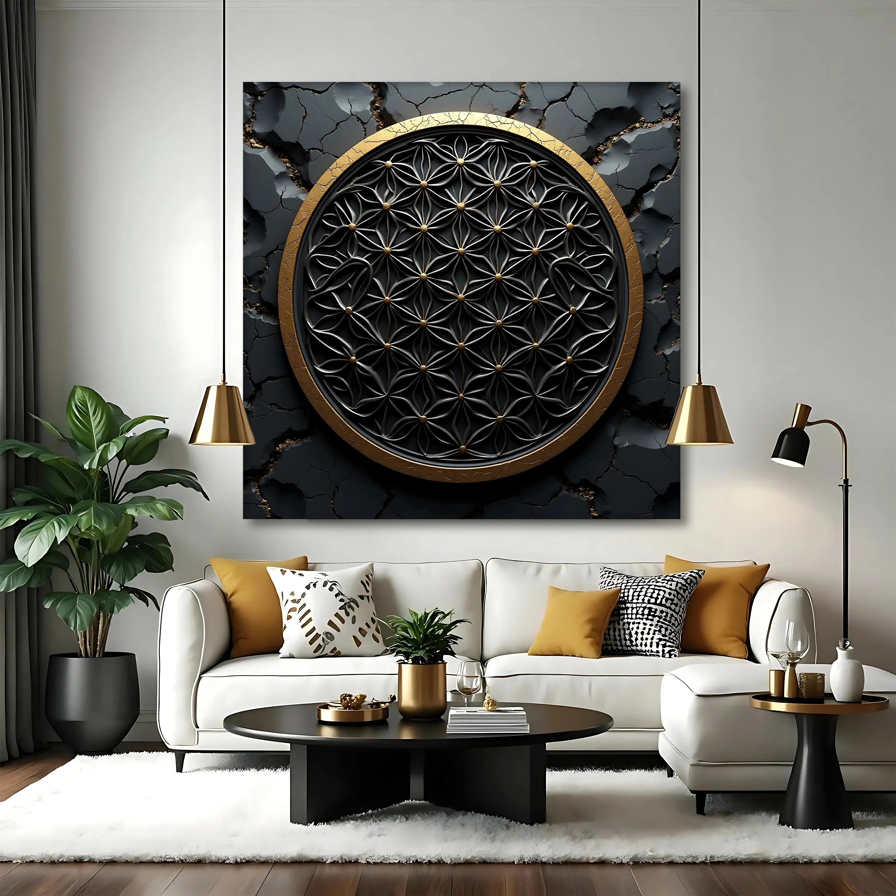 Flower Of Life Wall Art III - Image 2