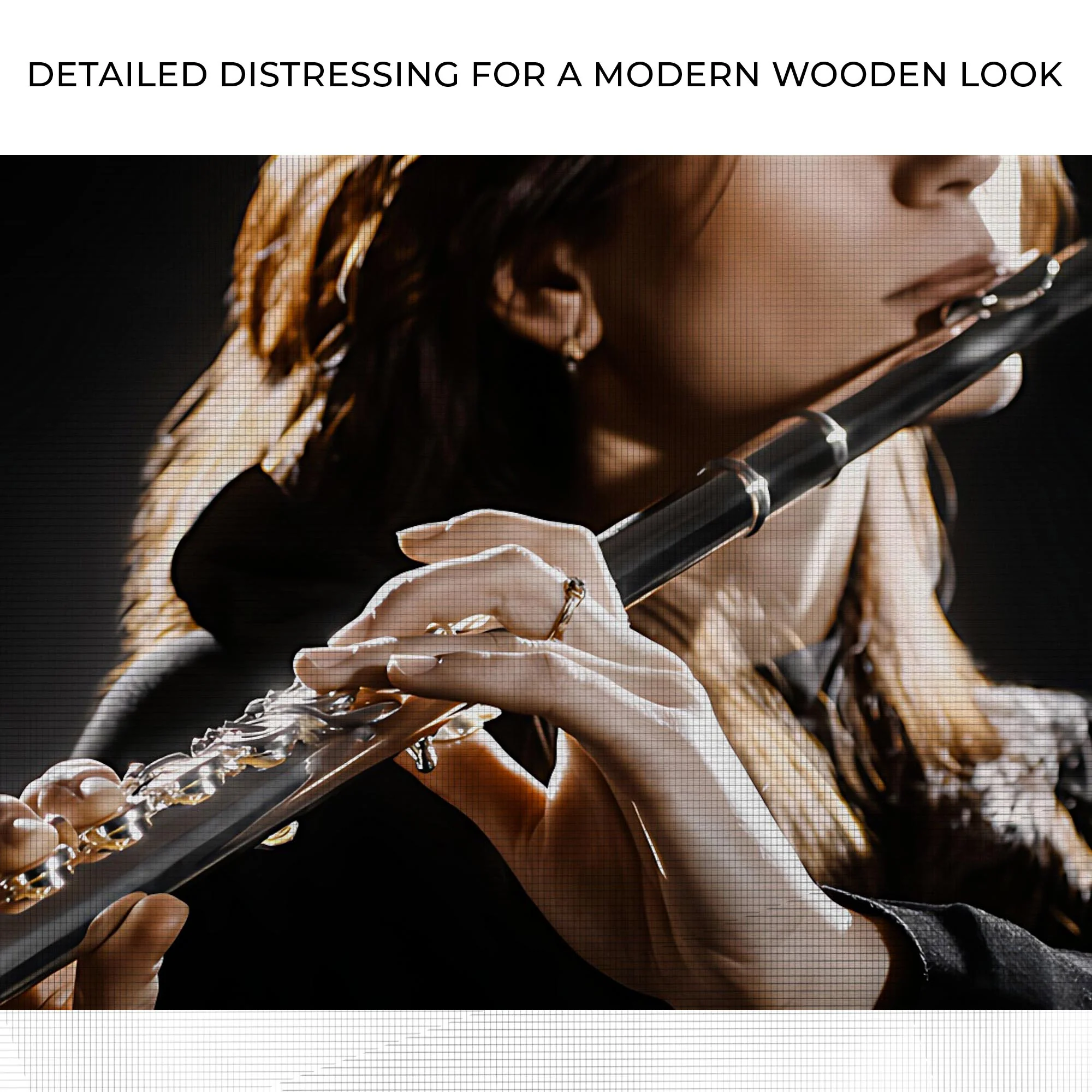 Flute Playing Canvas Wall Art - Image 4
