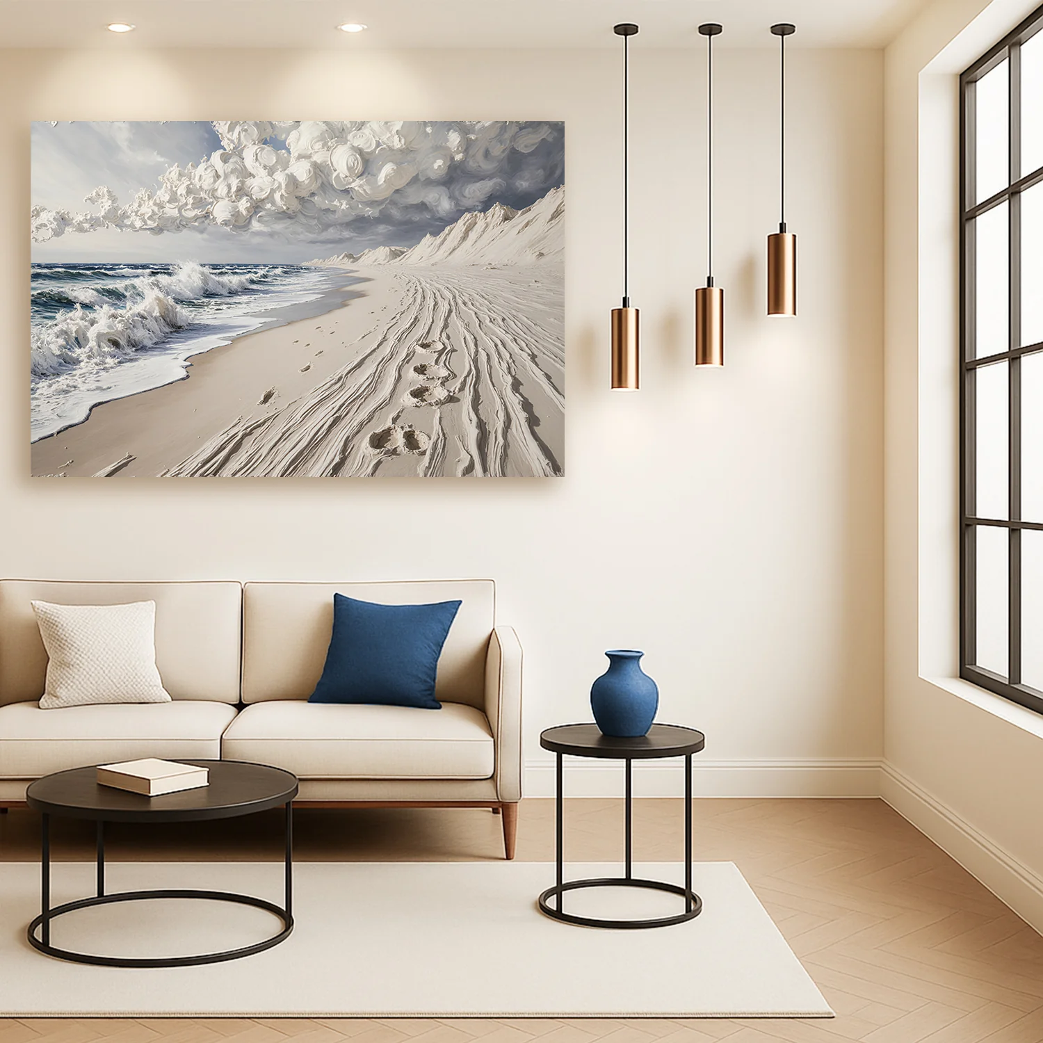 Footprints in the Sand Wall Art - Image 4