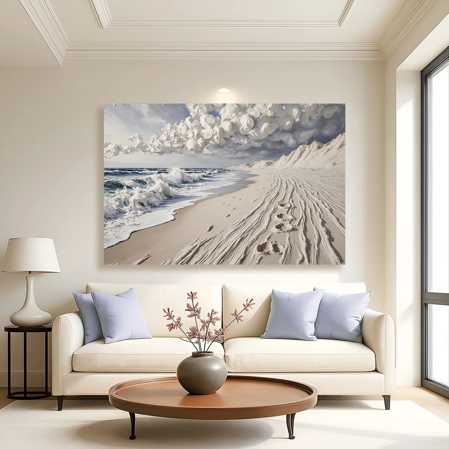 Footprints in the Sand Wall Art - Image 5