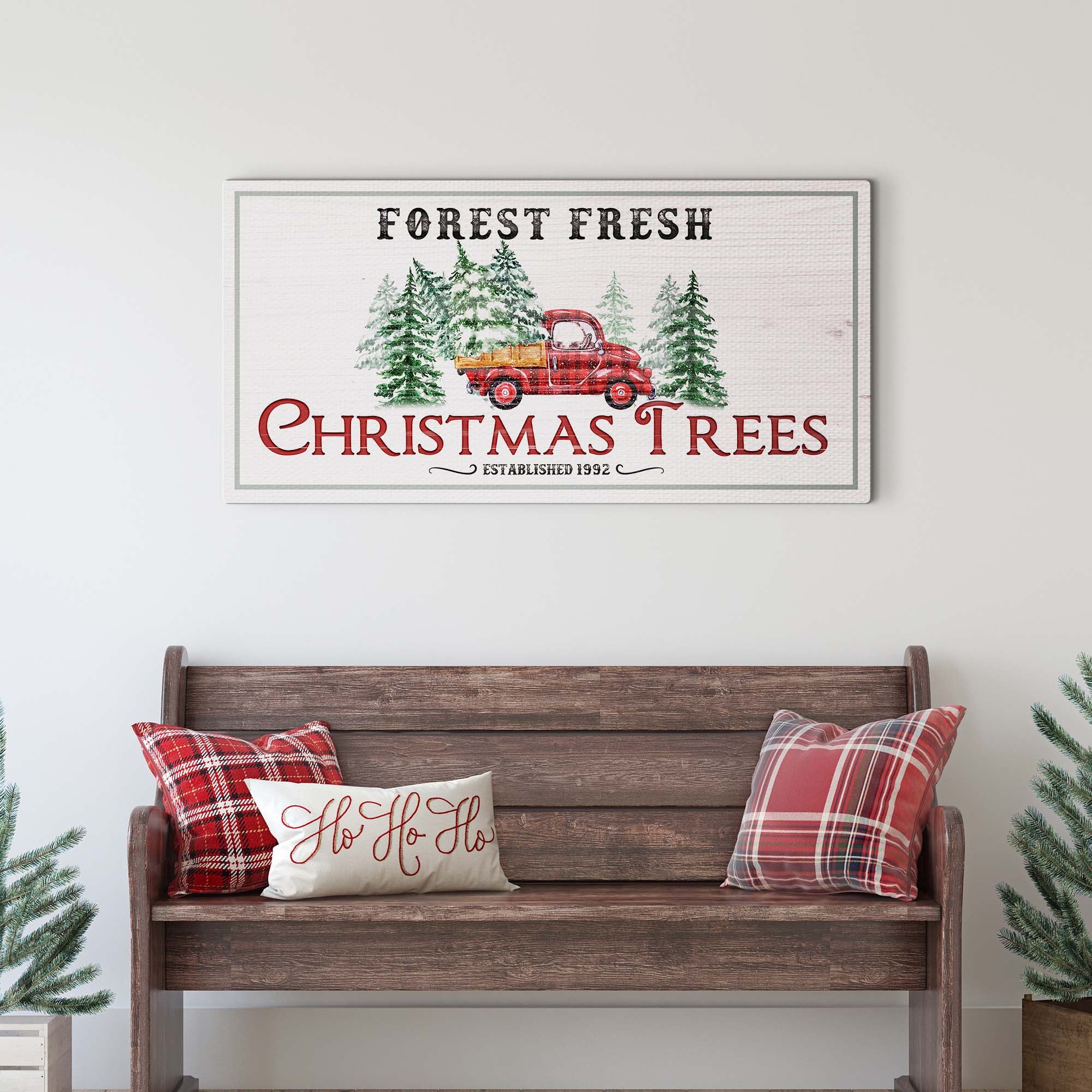 Forest Fresh Christmas Tree Farm Sign - Image 2