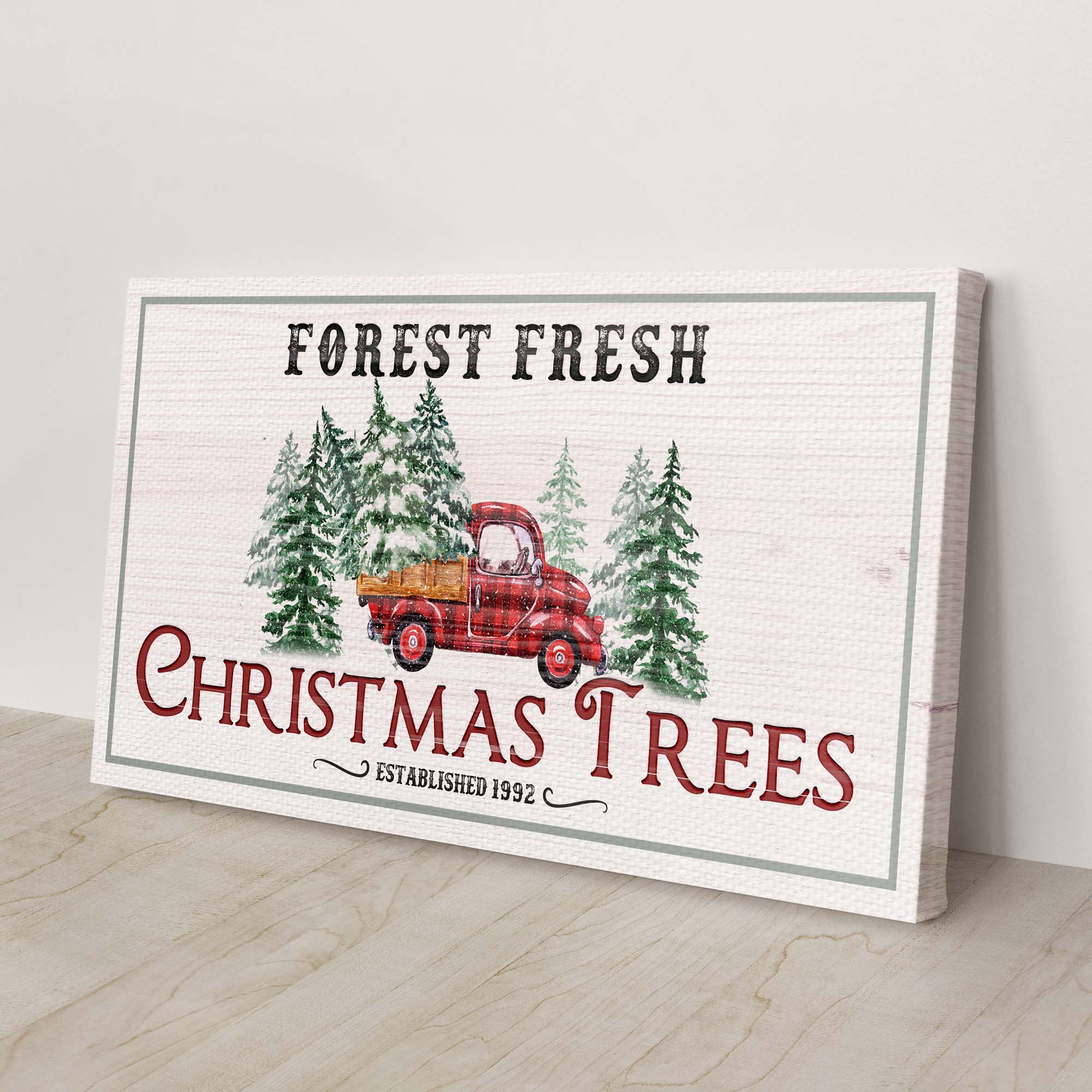 Forest Fresh Christmas Tree Farm Sign - Image 3