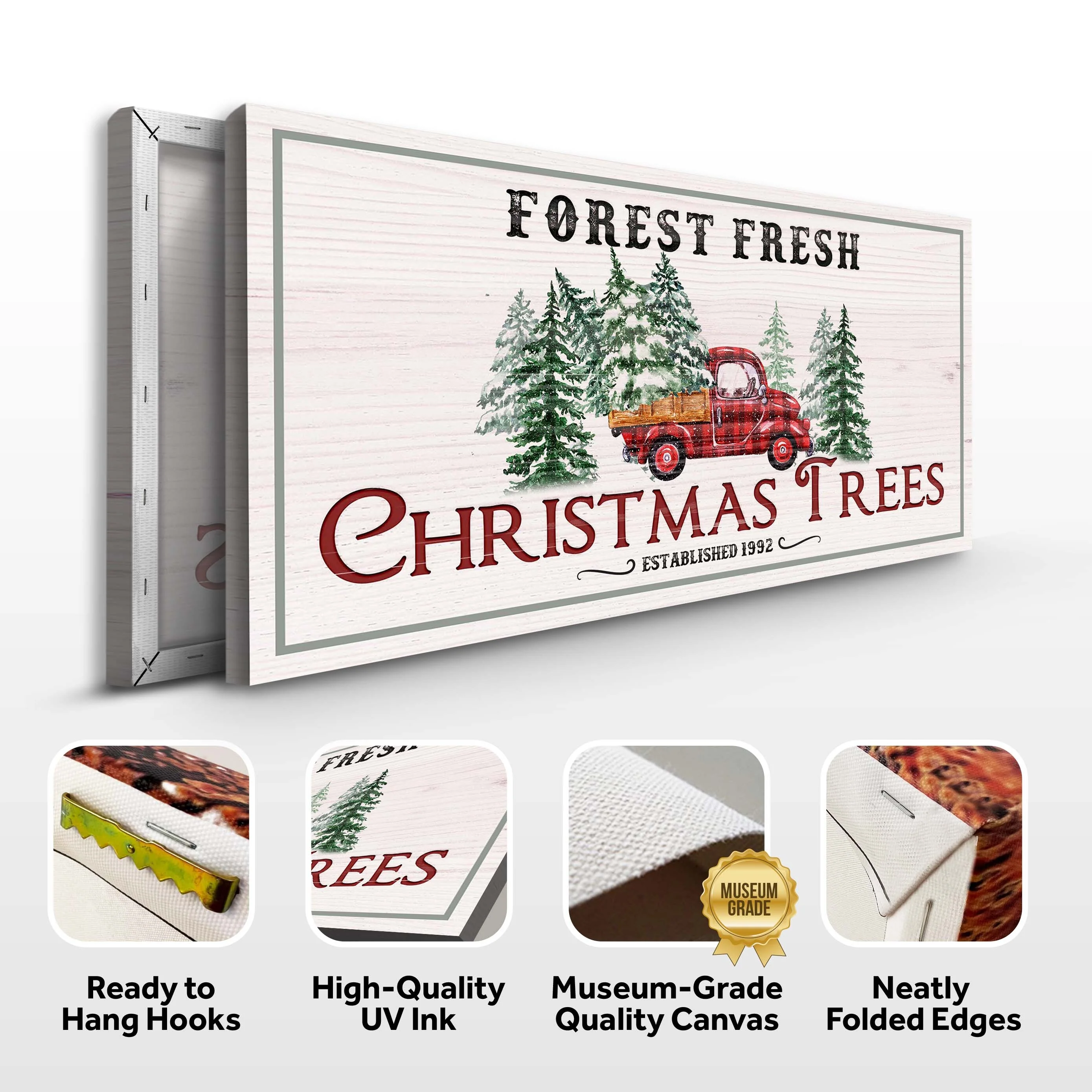 Forest Fresh Christmas Tree Farm Sign - Image 4