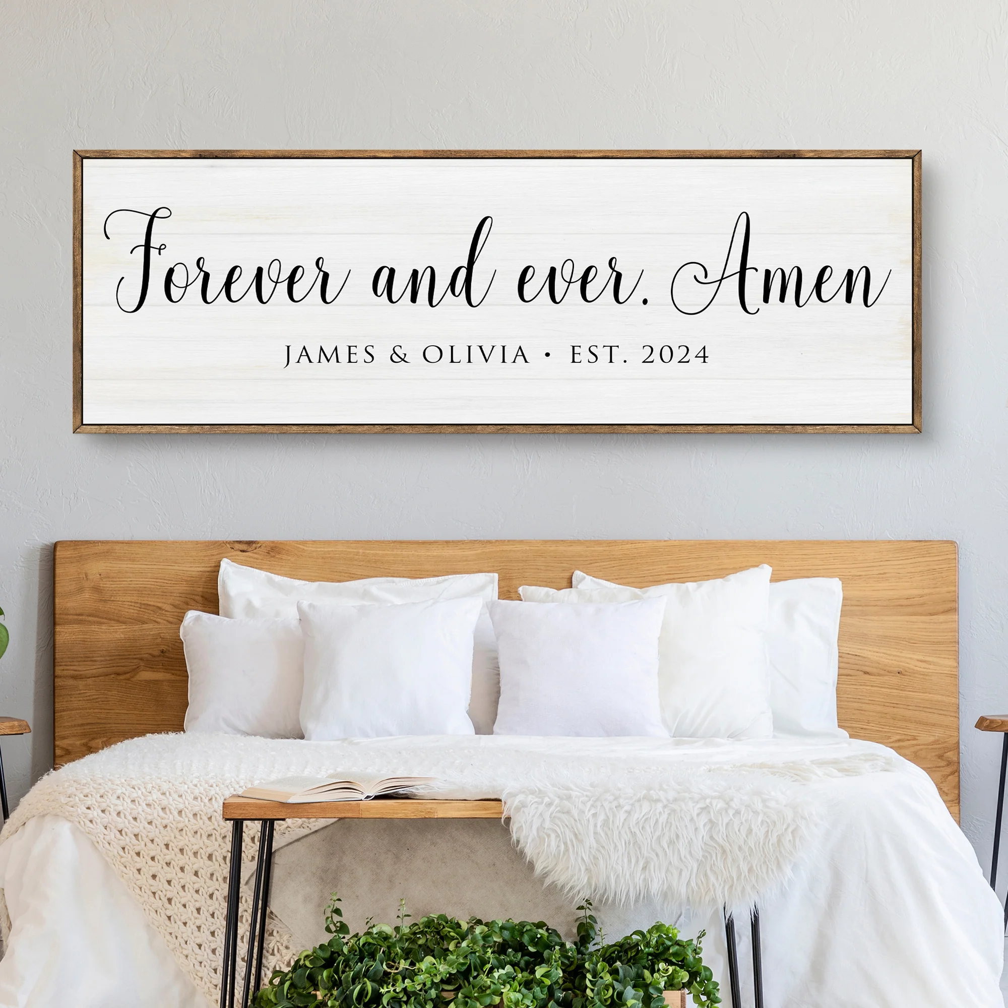Forever And Ever Amen Faith Sign - Image 2