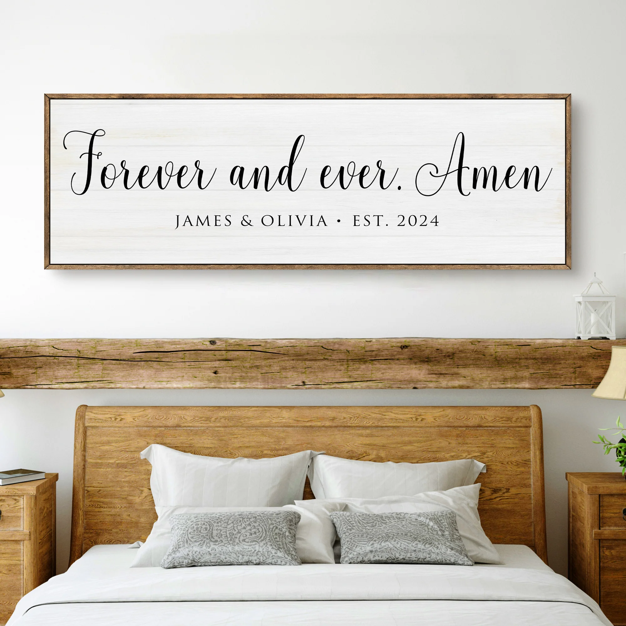 Forever And Ever Amen Faith Sign - Image 3