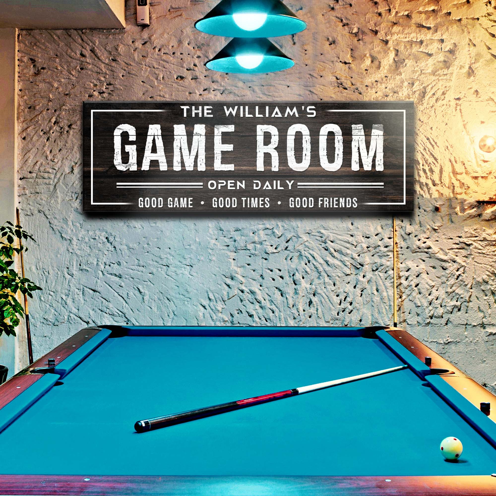 Game Room Dark Wood Sign - Image 2