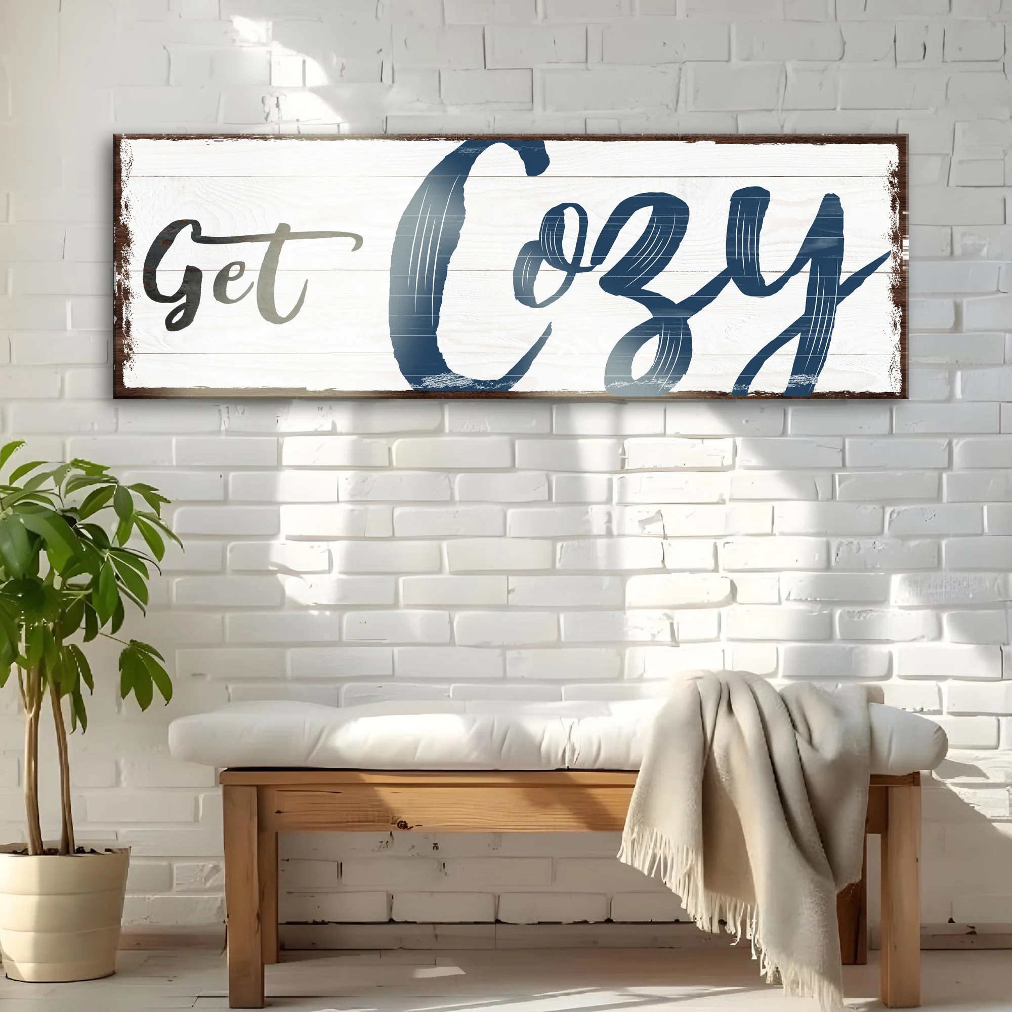 Get Cozy Sign - Image 2