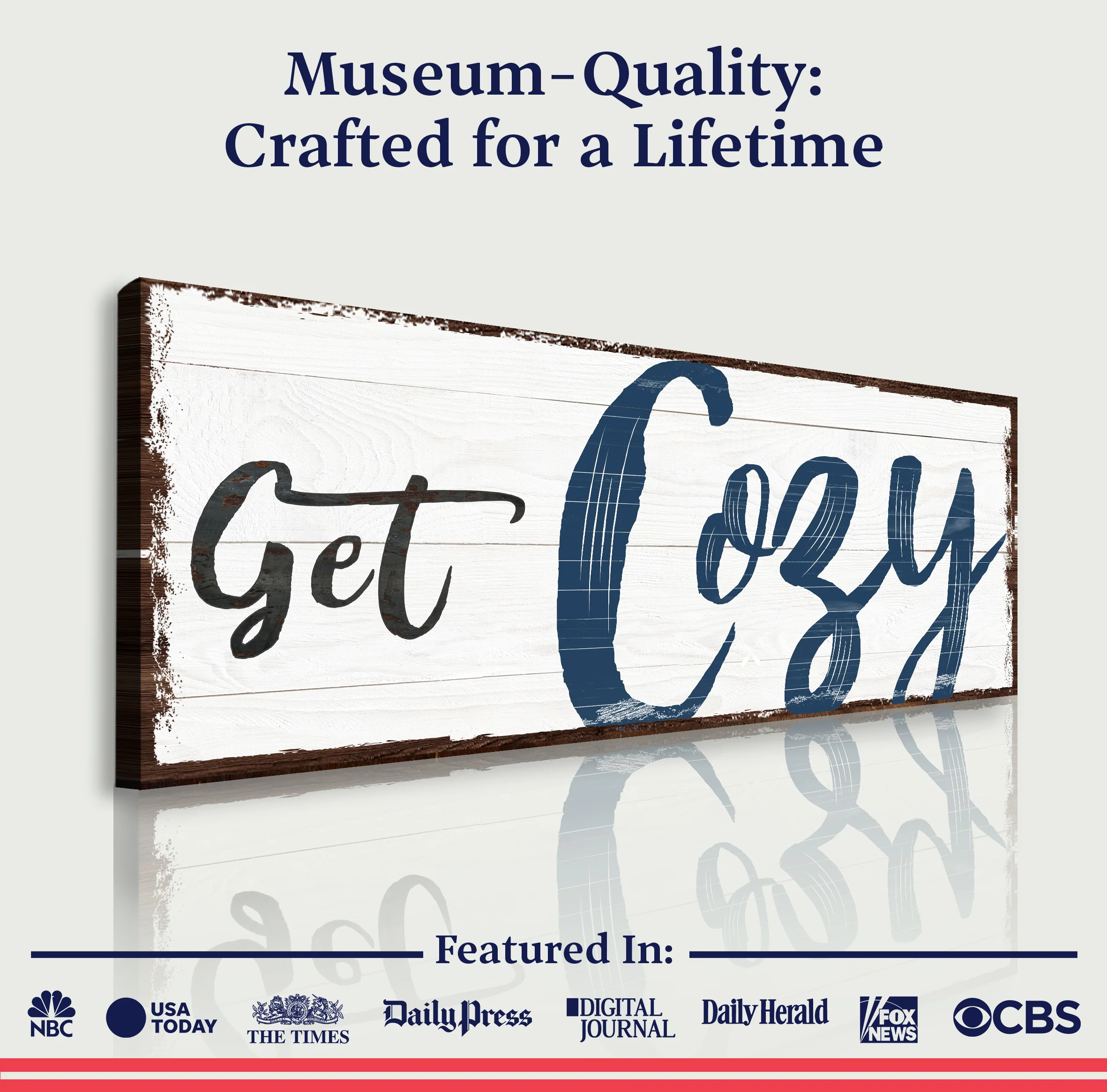 Get Cozy Sign - Image 4