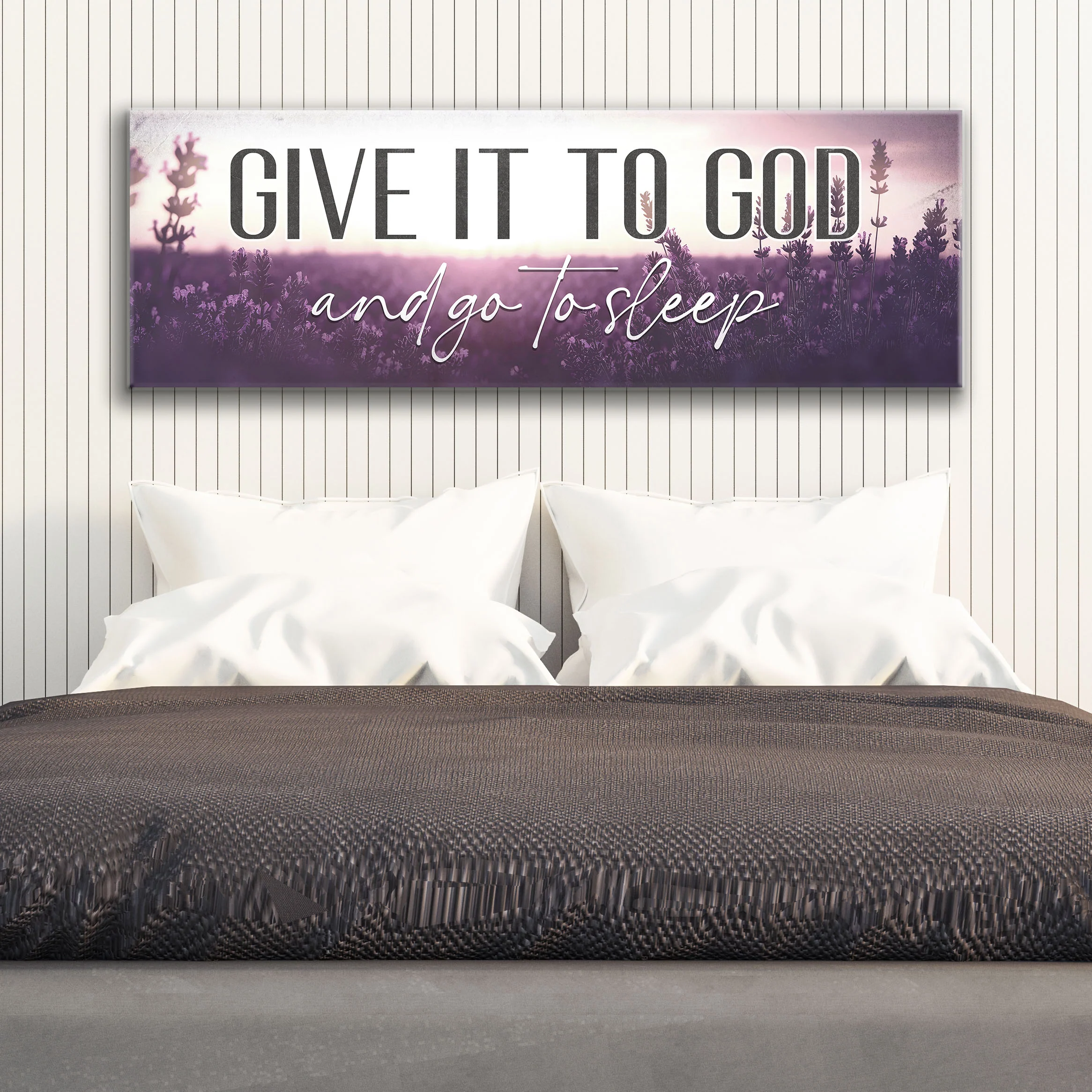 Give It To God And Go To Sleep Faith Sign - Image 2
