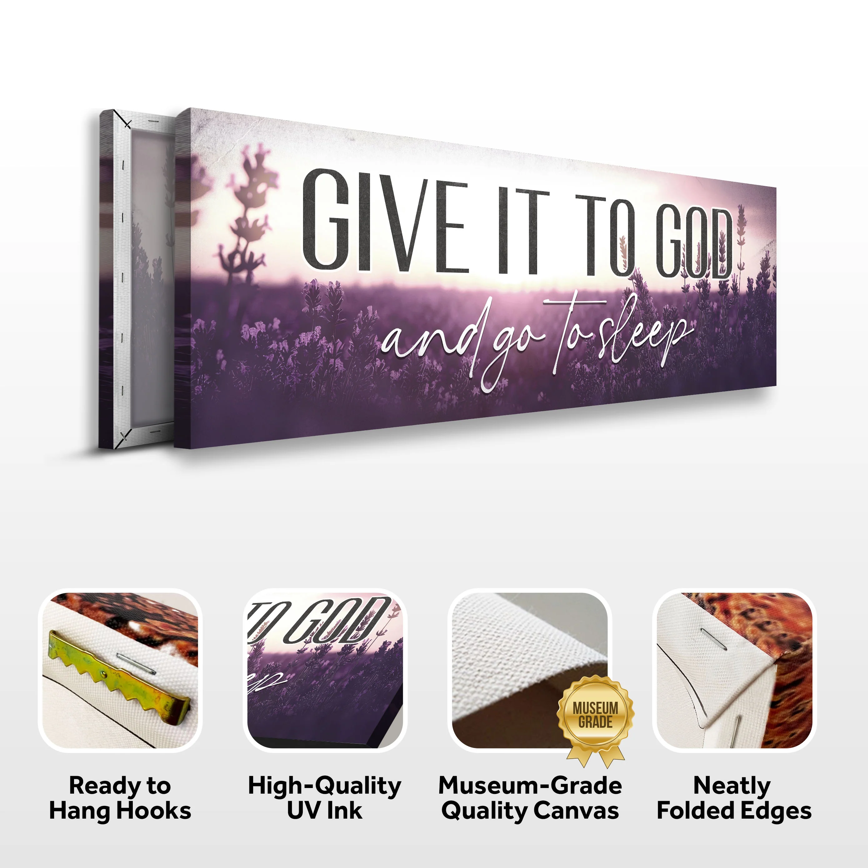 Give It To God And Go To Sleep Faith Sign - Image 7