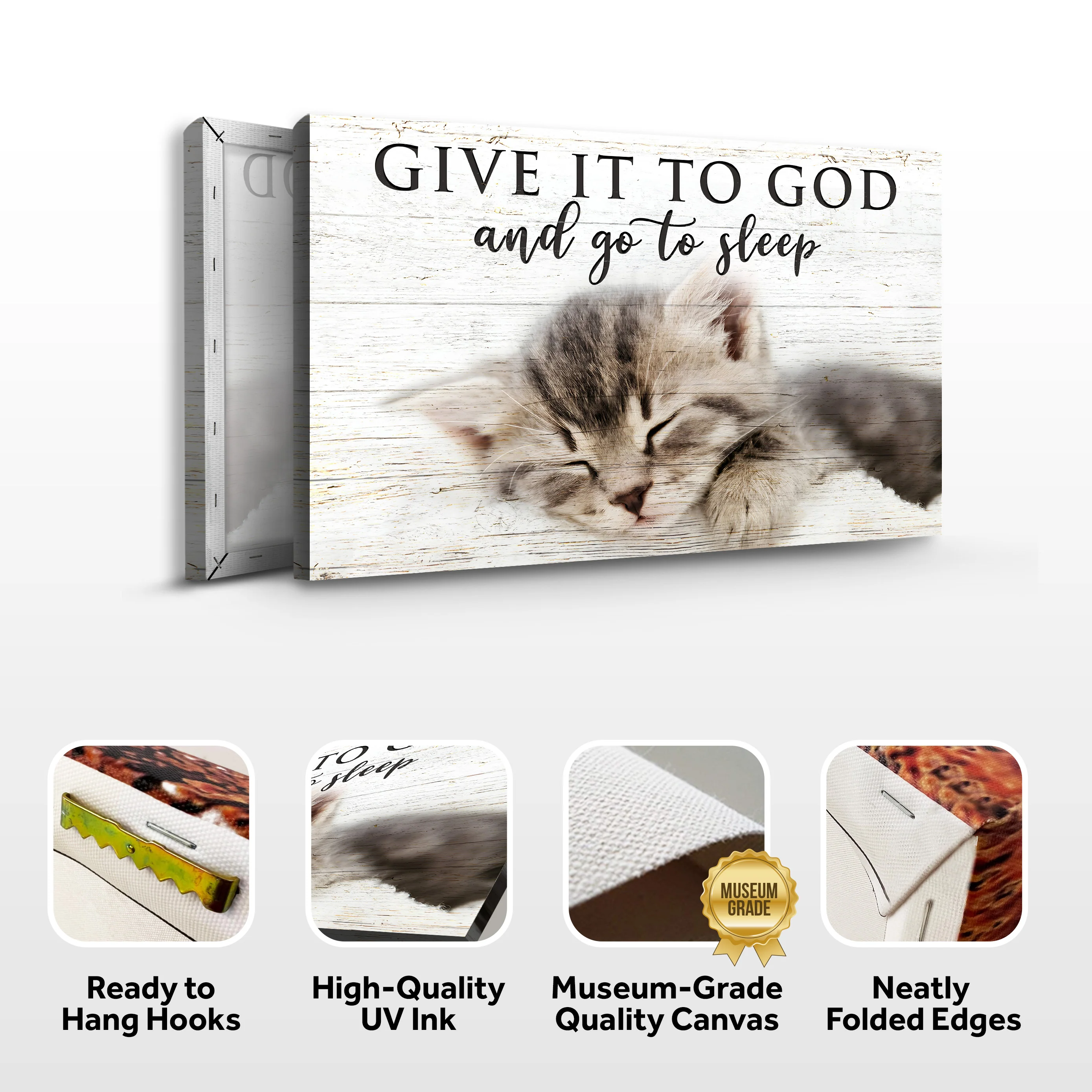 Give It to God And Go To Sleep Faith Sign VIII - Image 6