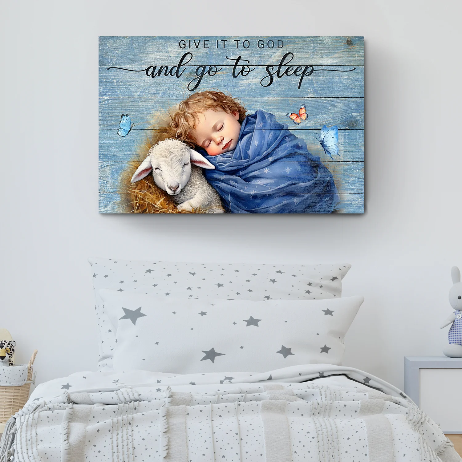 Give It To God And Go To Sleep Faith Sign X - Image 2