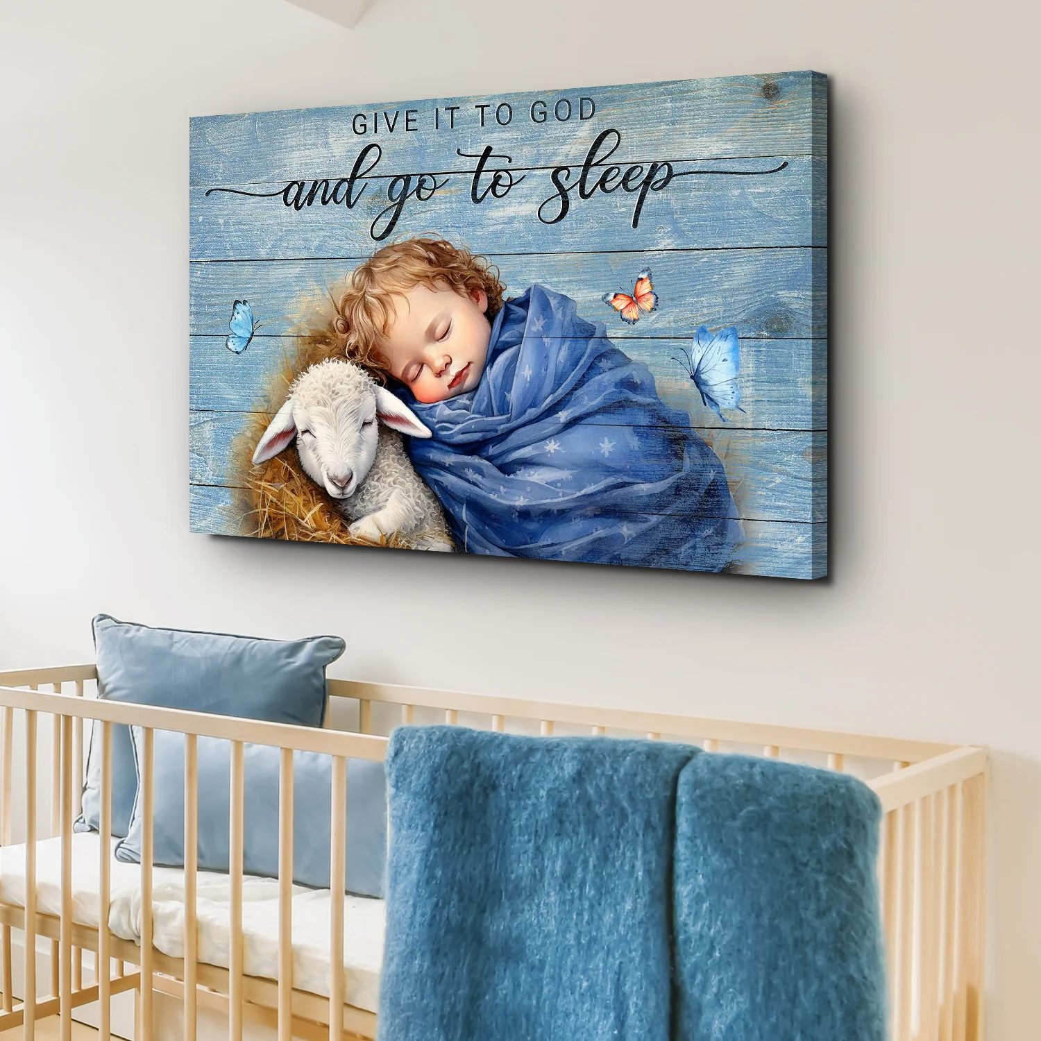 Give It To God And Go To Sleep Faith Sign X - Image 3