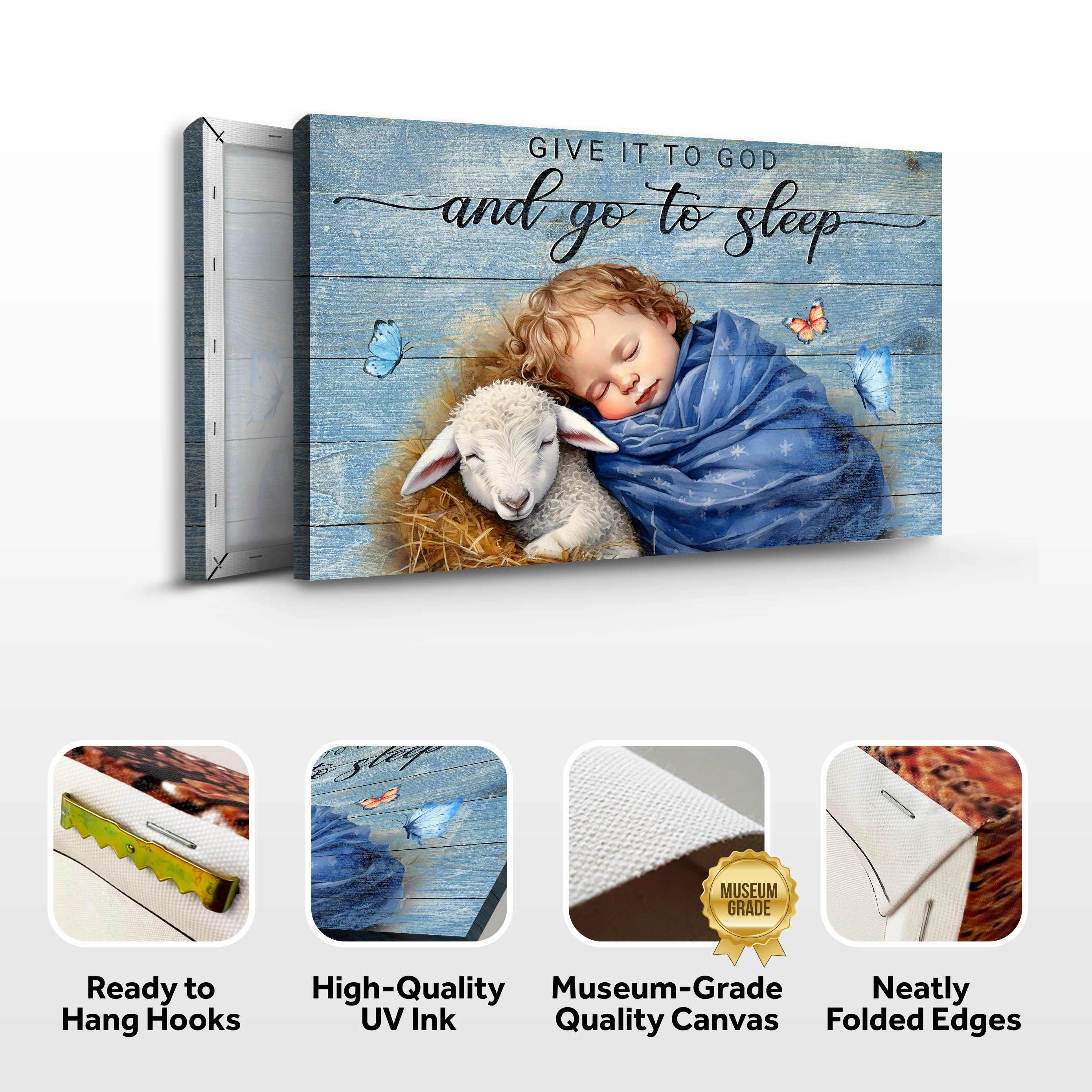 Give It To God And Go To Sleep Faith Sign X - Image 6