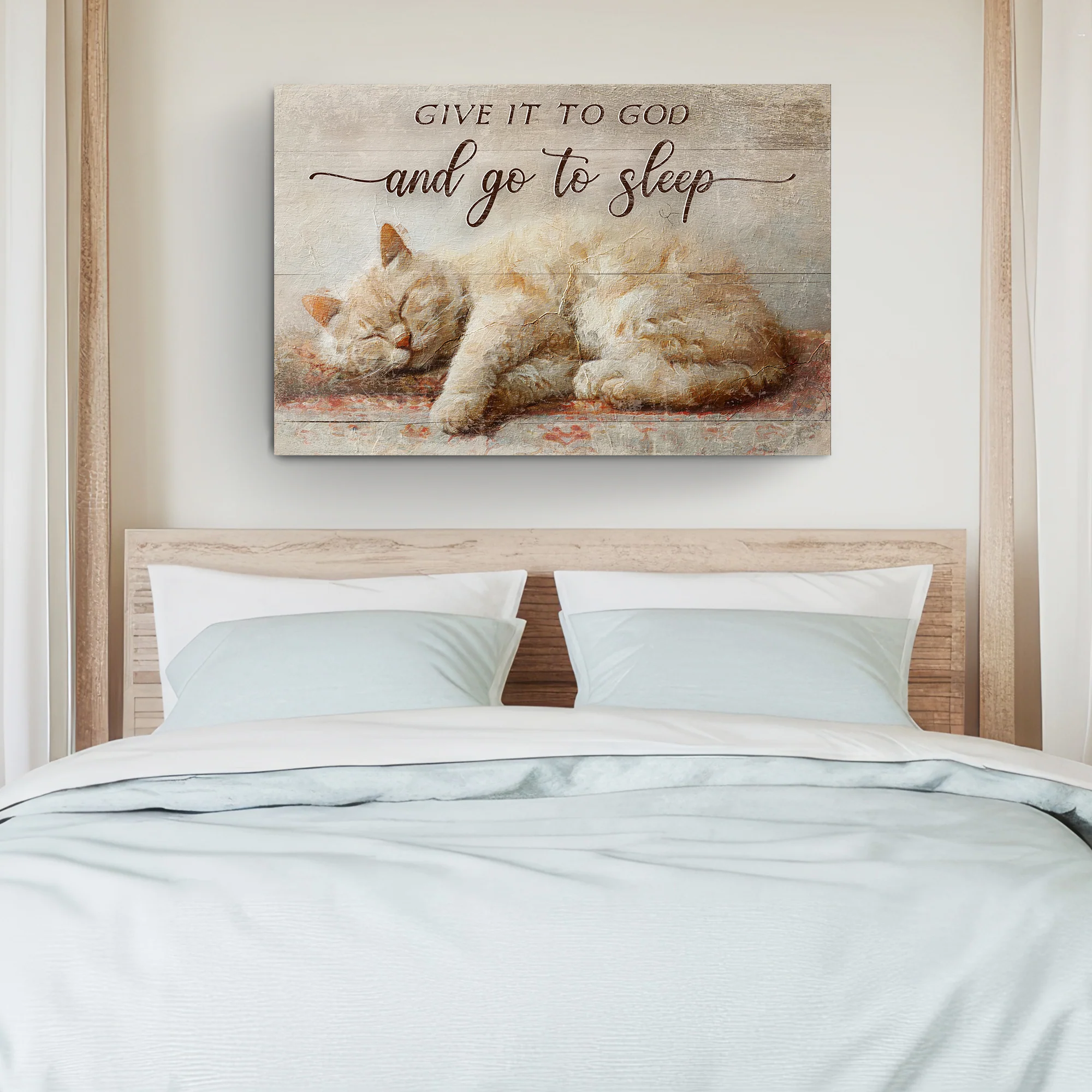 Give It To God And Go To Sleep Faith Sign XI - Image 2