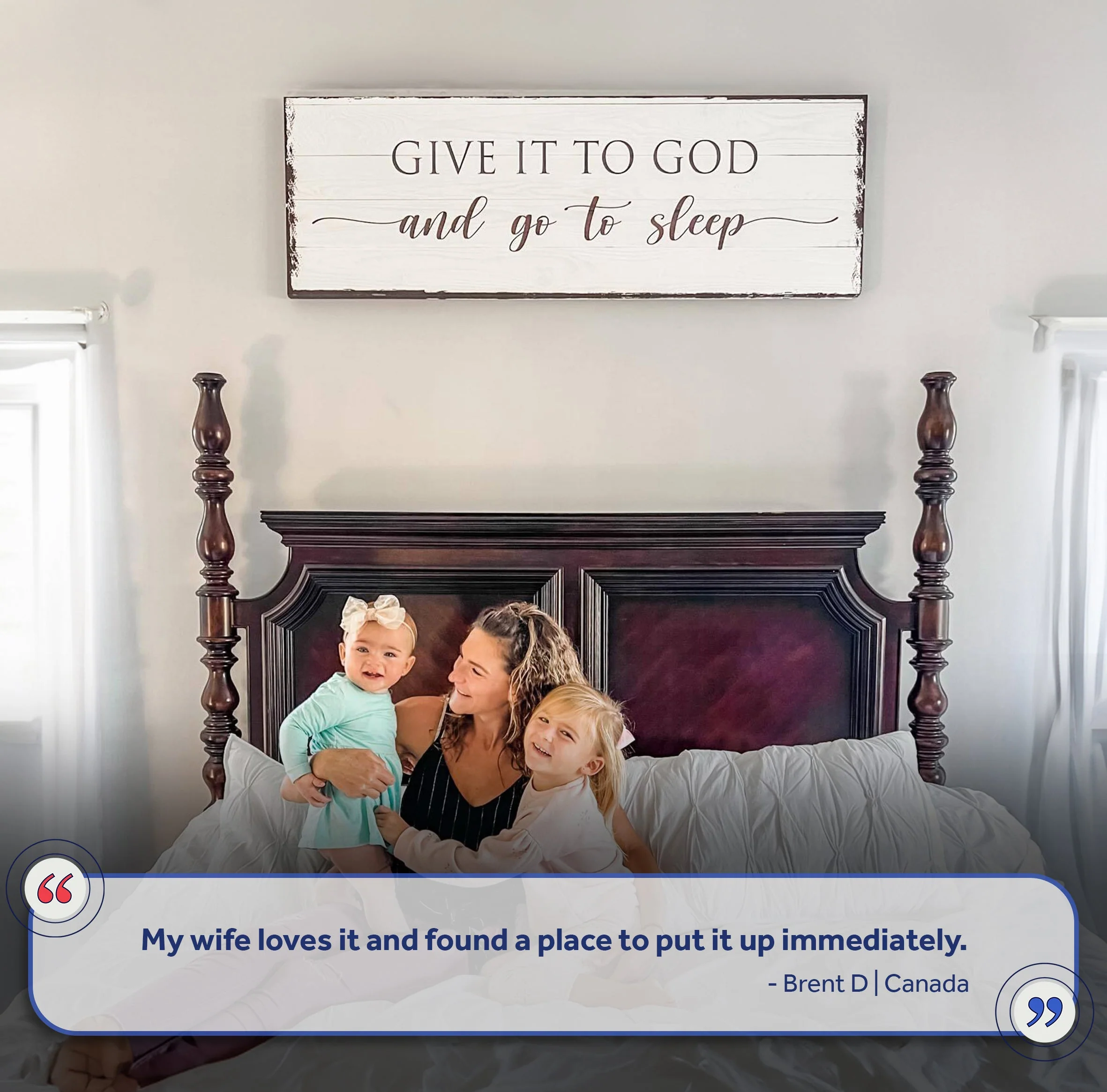 Give It To God And Go To Sleep Sign VI - Image 7