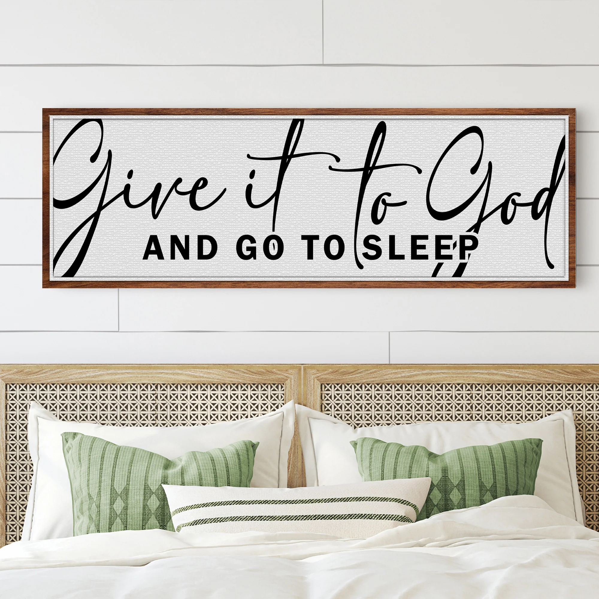 Give It To God And Go To Sleep Sign VIII - Image 2