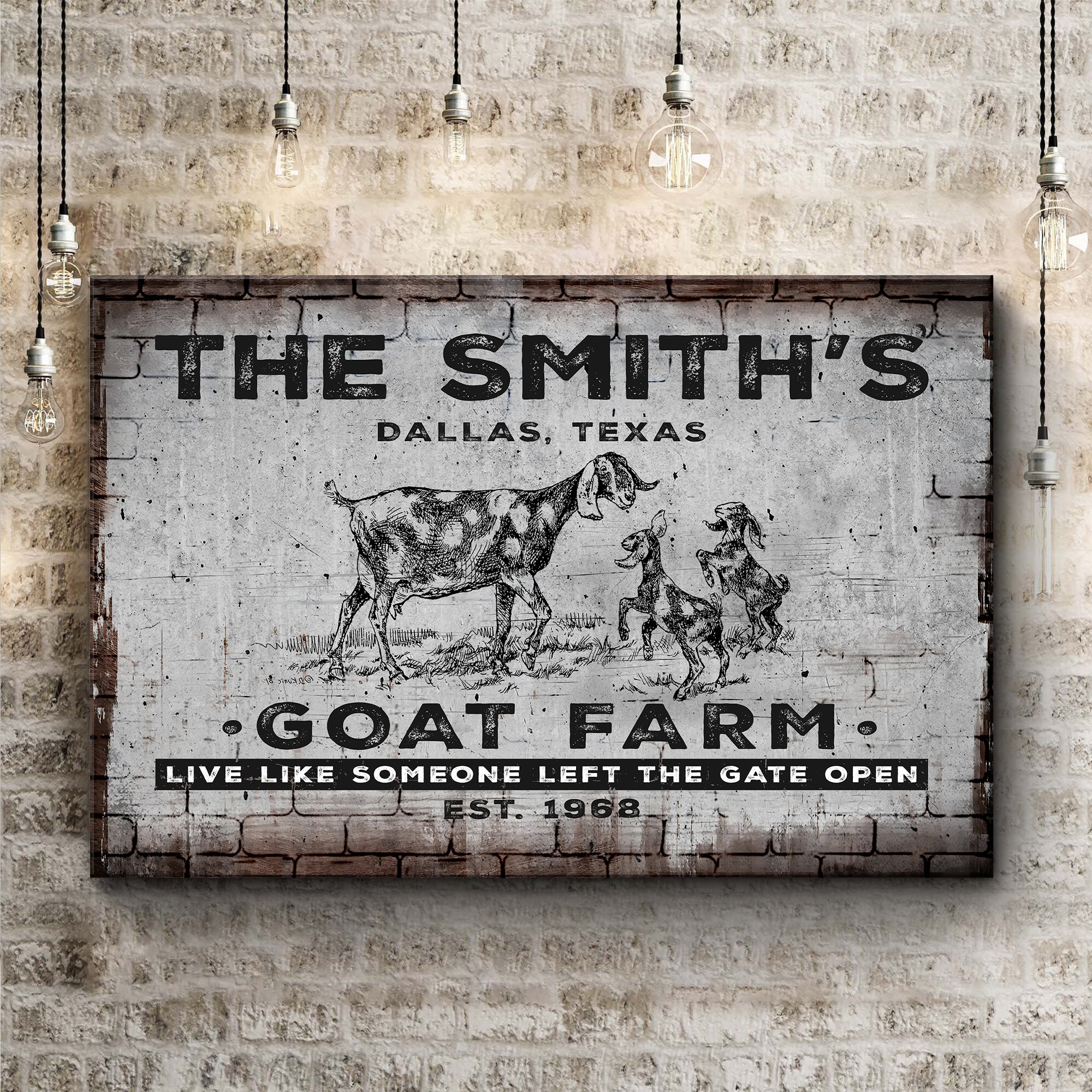 Goat Farm Sign II - Image 2