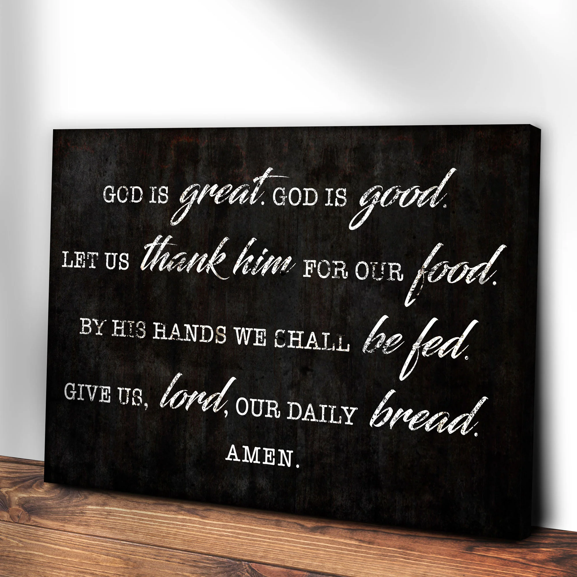 God Is Great God Is Good Prayer Sign III - Image 3