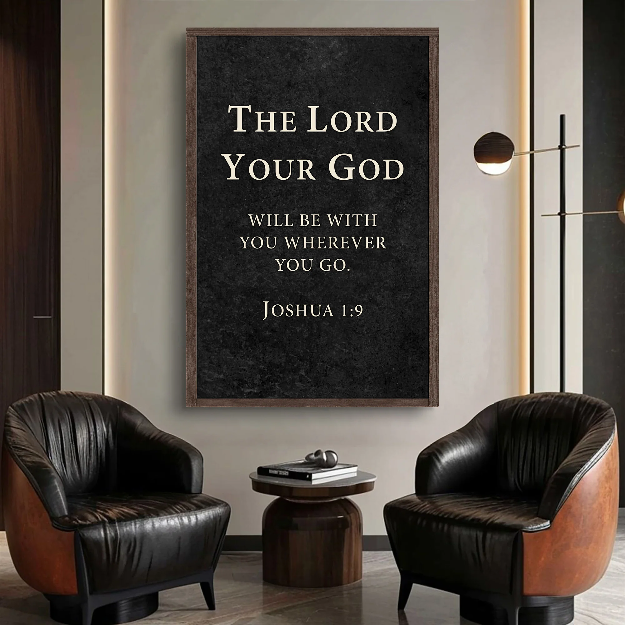 God is with You - Joshua 1:9 Faith Sign - Image 4