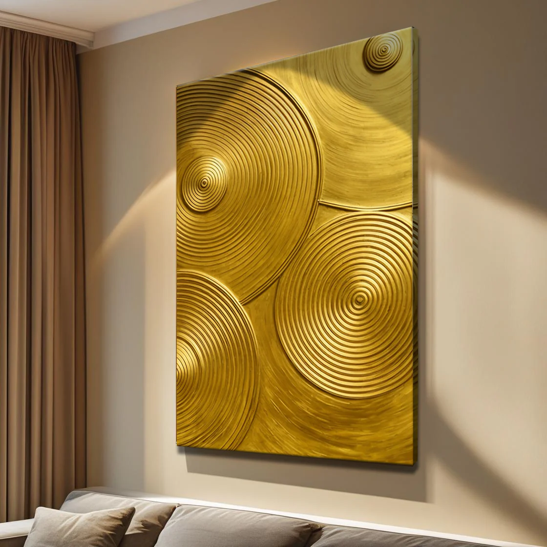 Gold Symphony Wall Art - Image 3