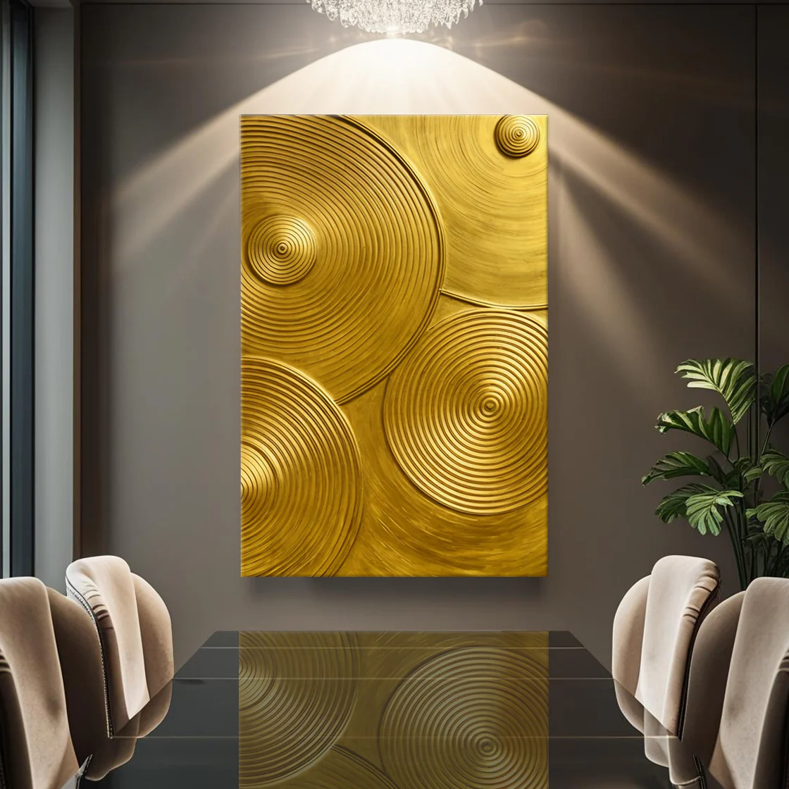 Gold Symphony Wall Art - Image 4