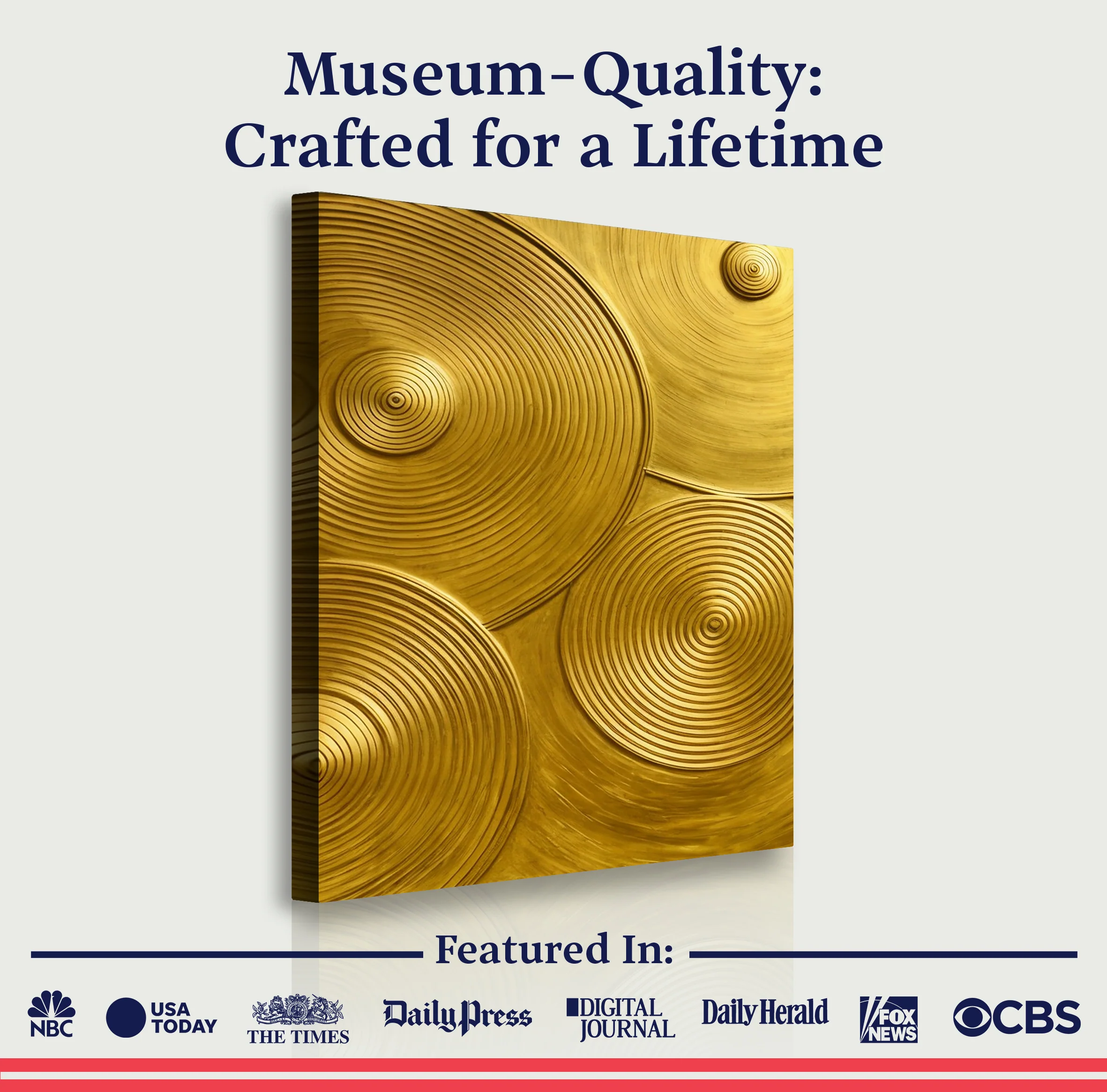 Gold Symphony Wall Art - Image 6