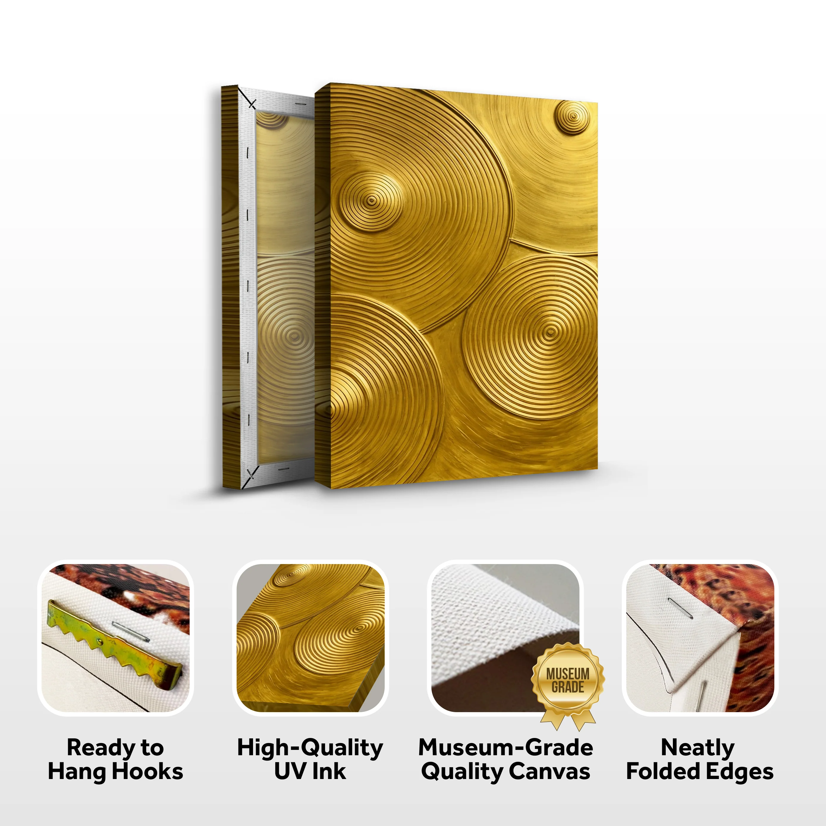 Gold Symphony Wall Art - Image 8