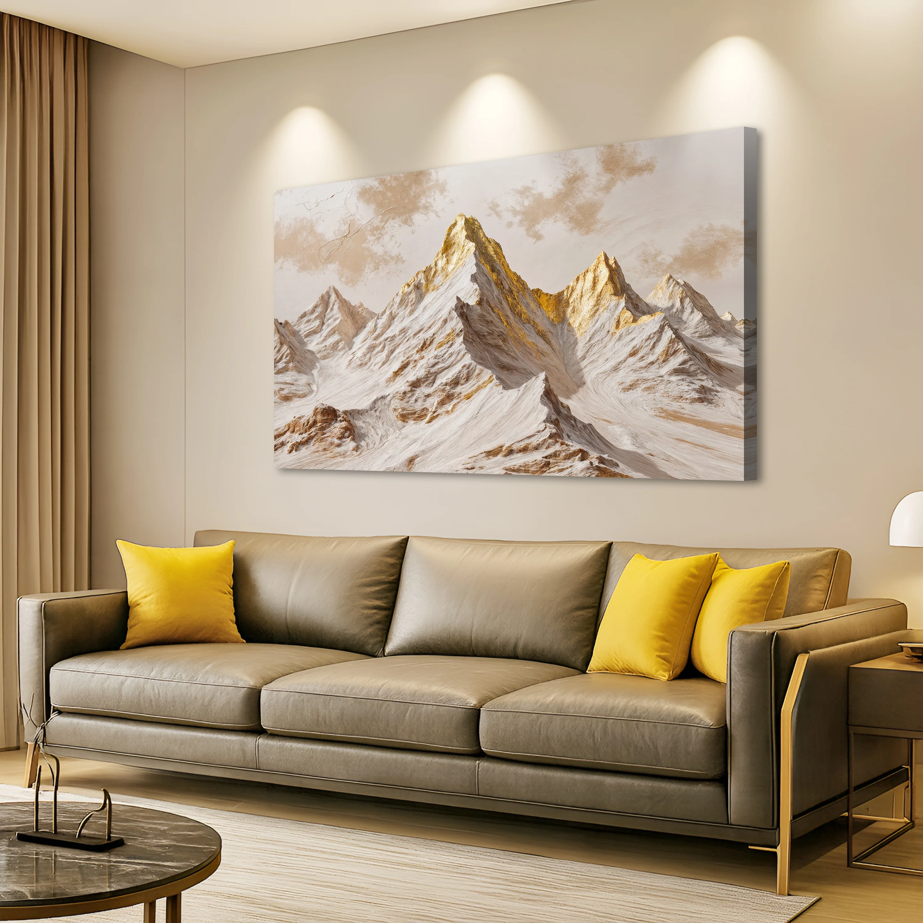 Golden Peaks Wall Art - Image 2