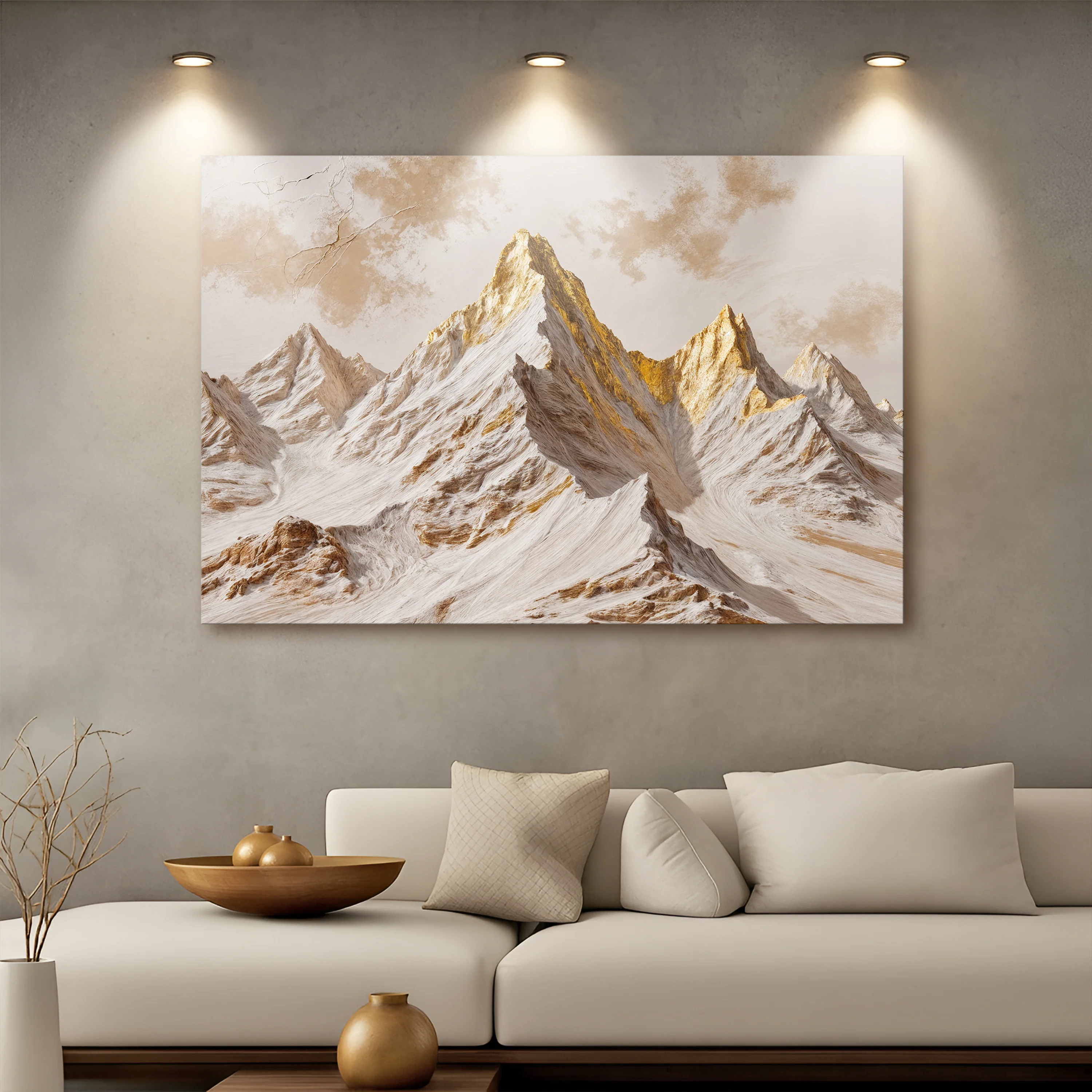 Golden Peaks Wall Art - Image 5