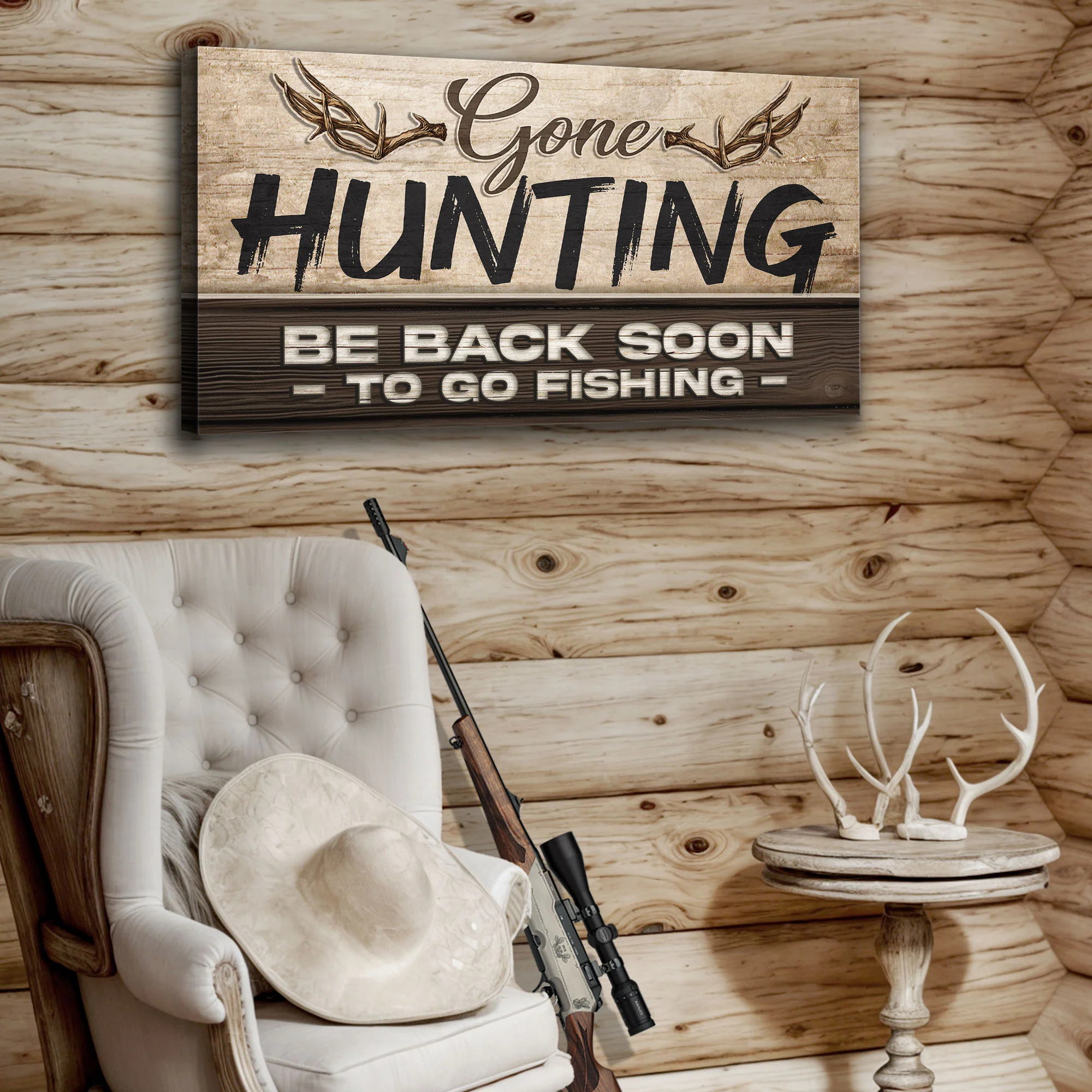 Gone Hunting Sign II - Image 4