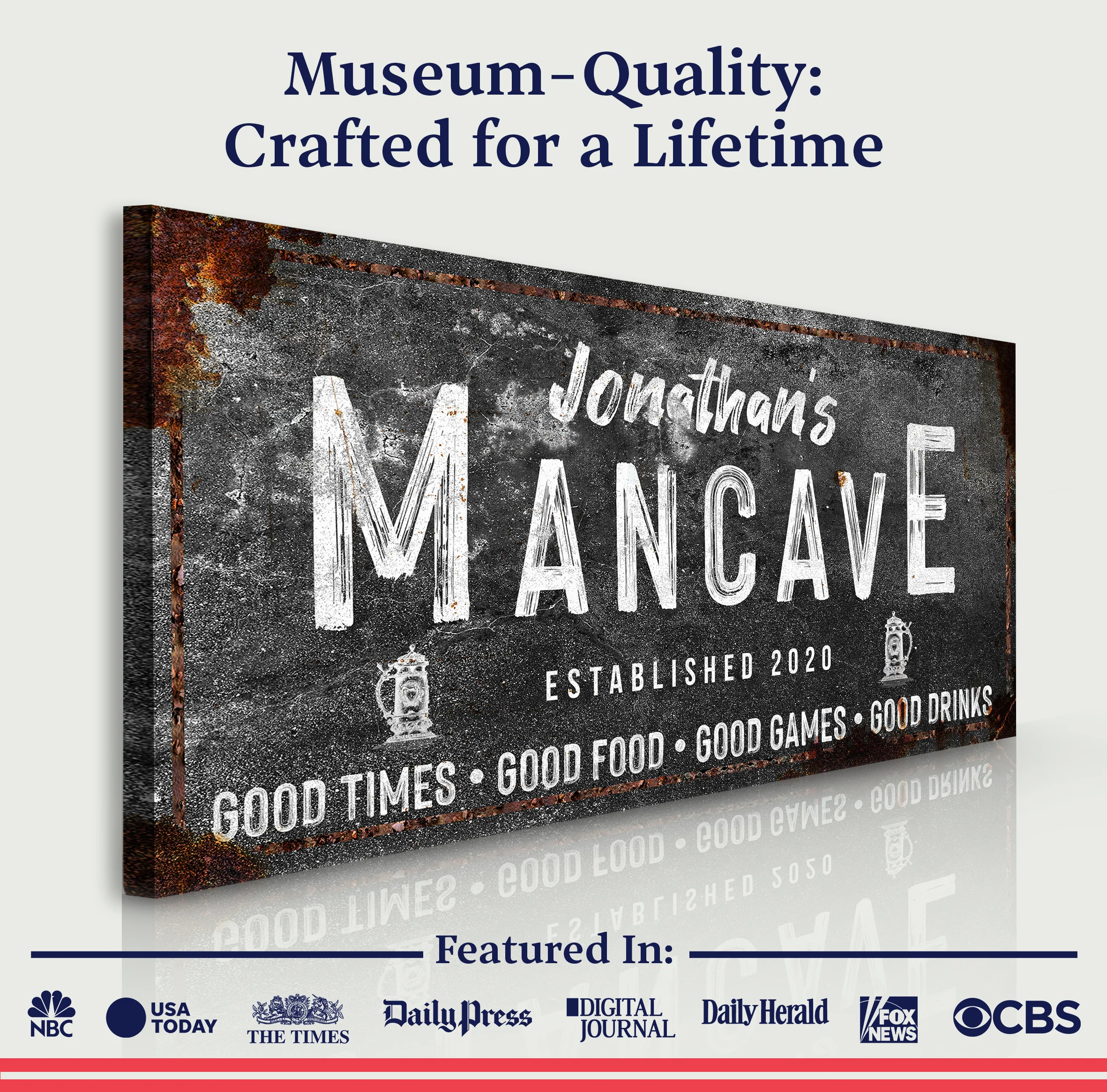 Good Times Man Cave Sign - Image 3