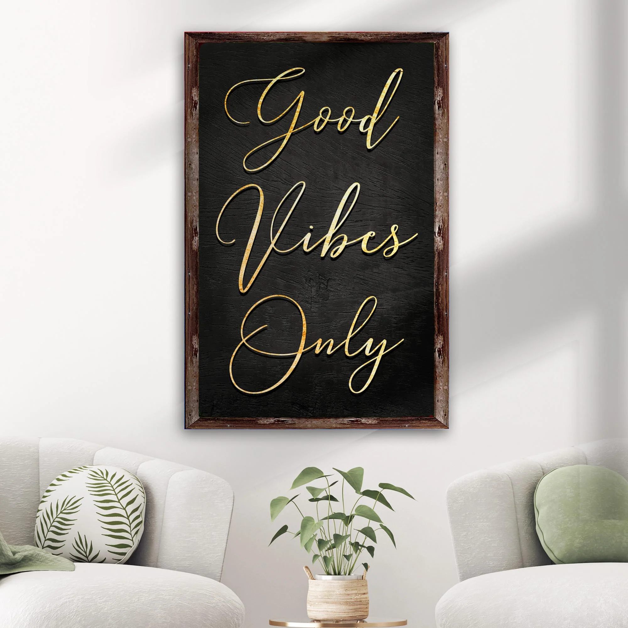 Good Vibes Only Sign - Image 2