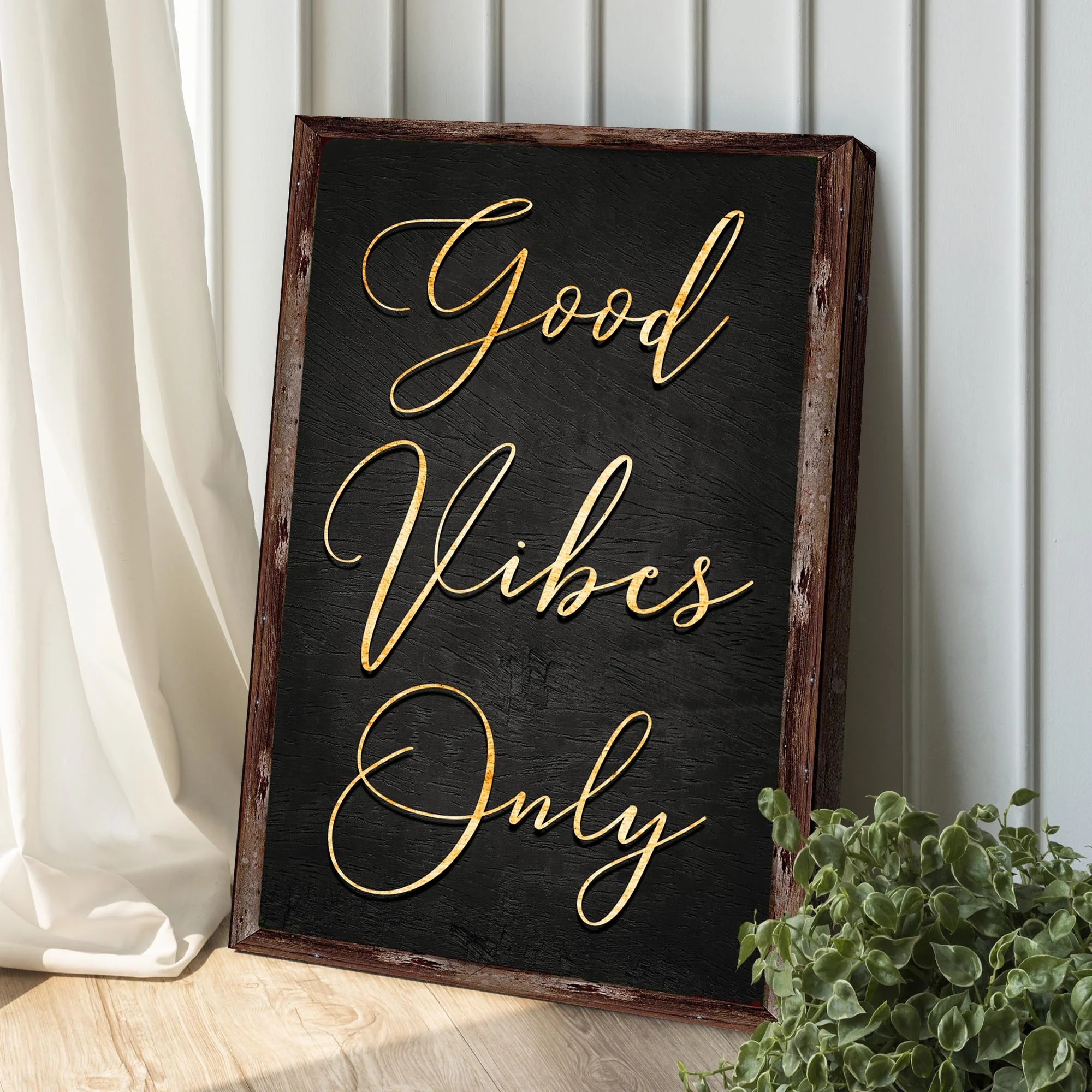 Good Vibes Only Sign - Image 3