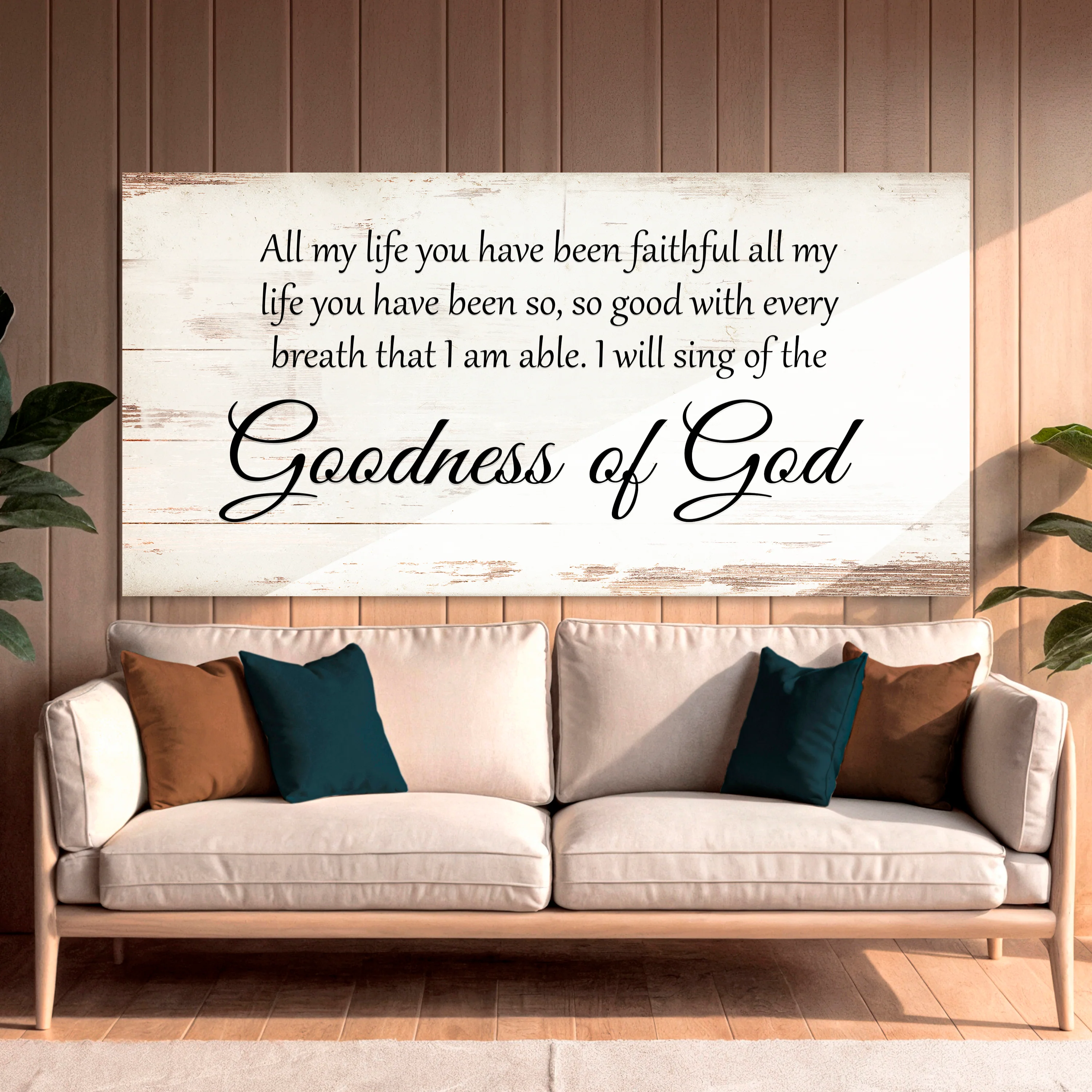 Goodness of God Faith Sign V - Image 2
