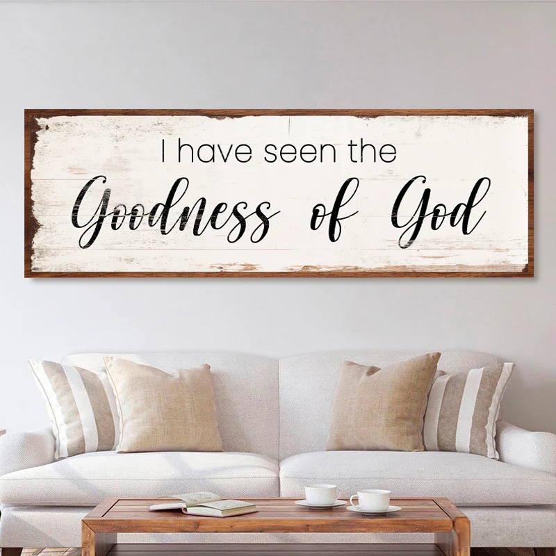 Goodness Of God Wall Sign