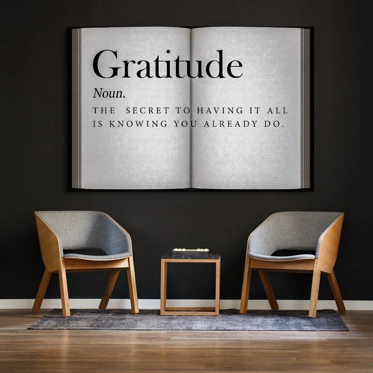 Gratitude - Open Book Wall Sign - Image 3