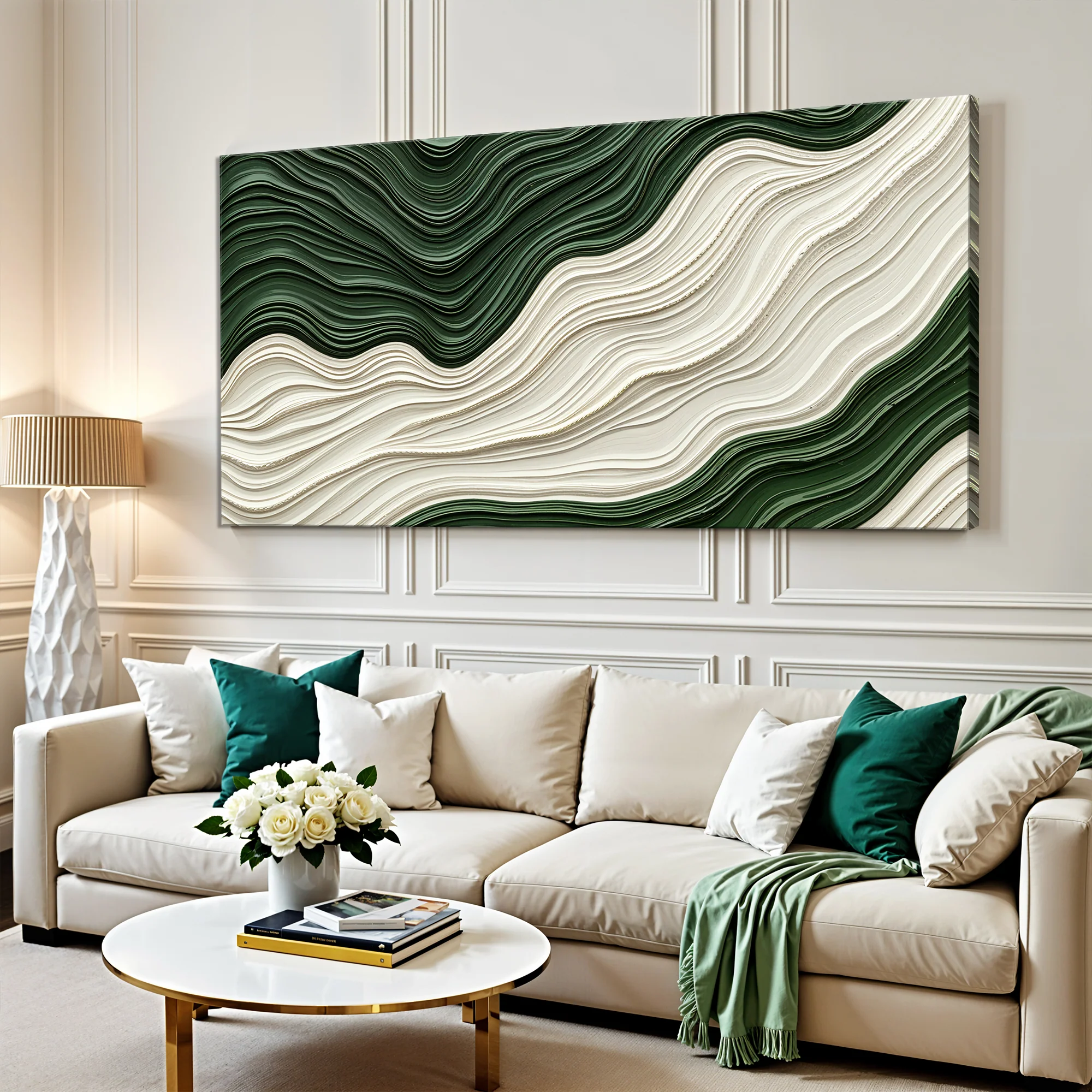 Green Rivers Abstract Wall Art VIII - Image 5