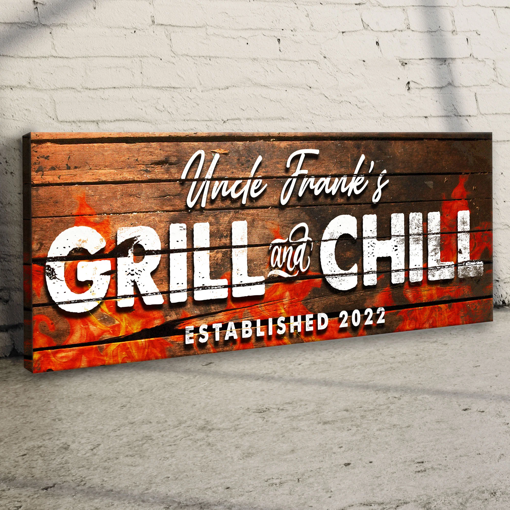 Grill And Chill Sign II - Image 2