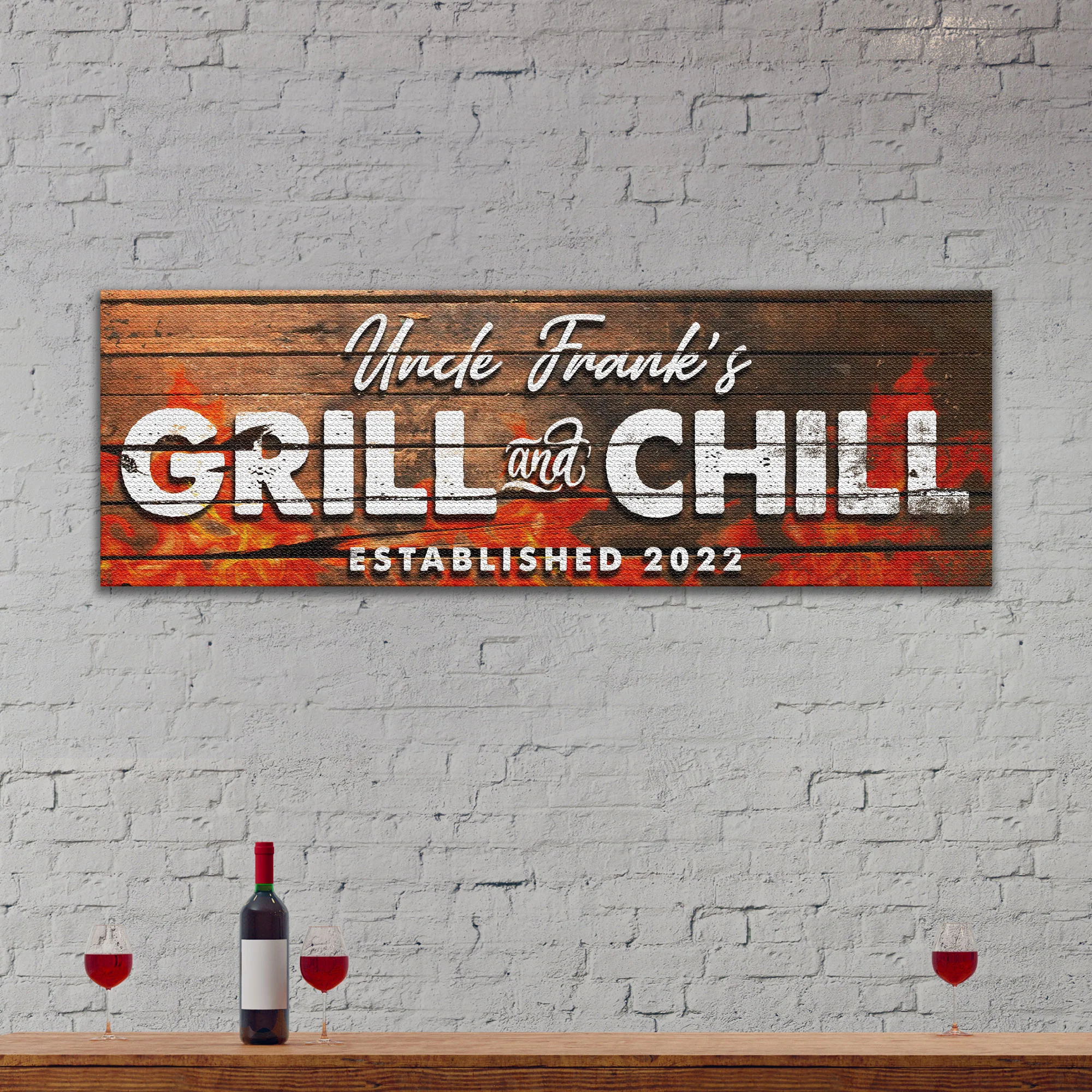 Grill And Chill Sign II - Image 3