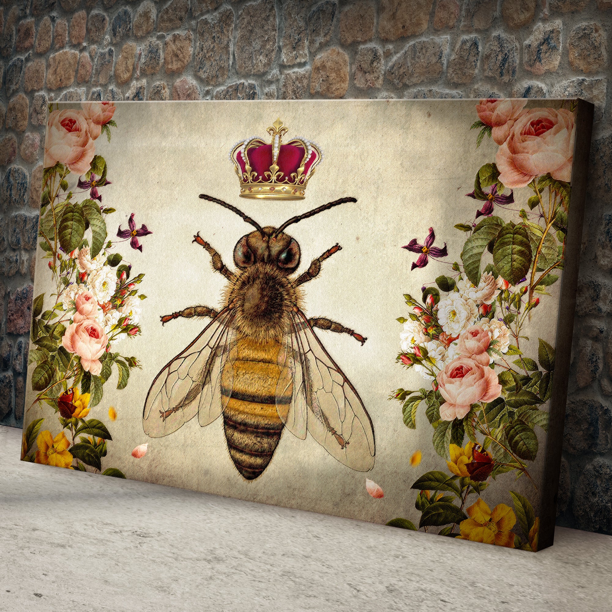 Hail Queen Bee Canvas Wall Art - Image 2