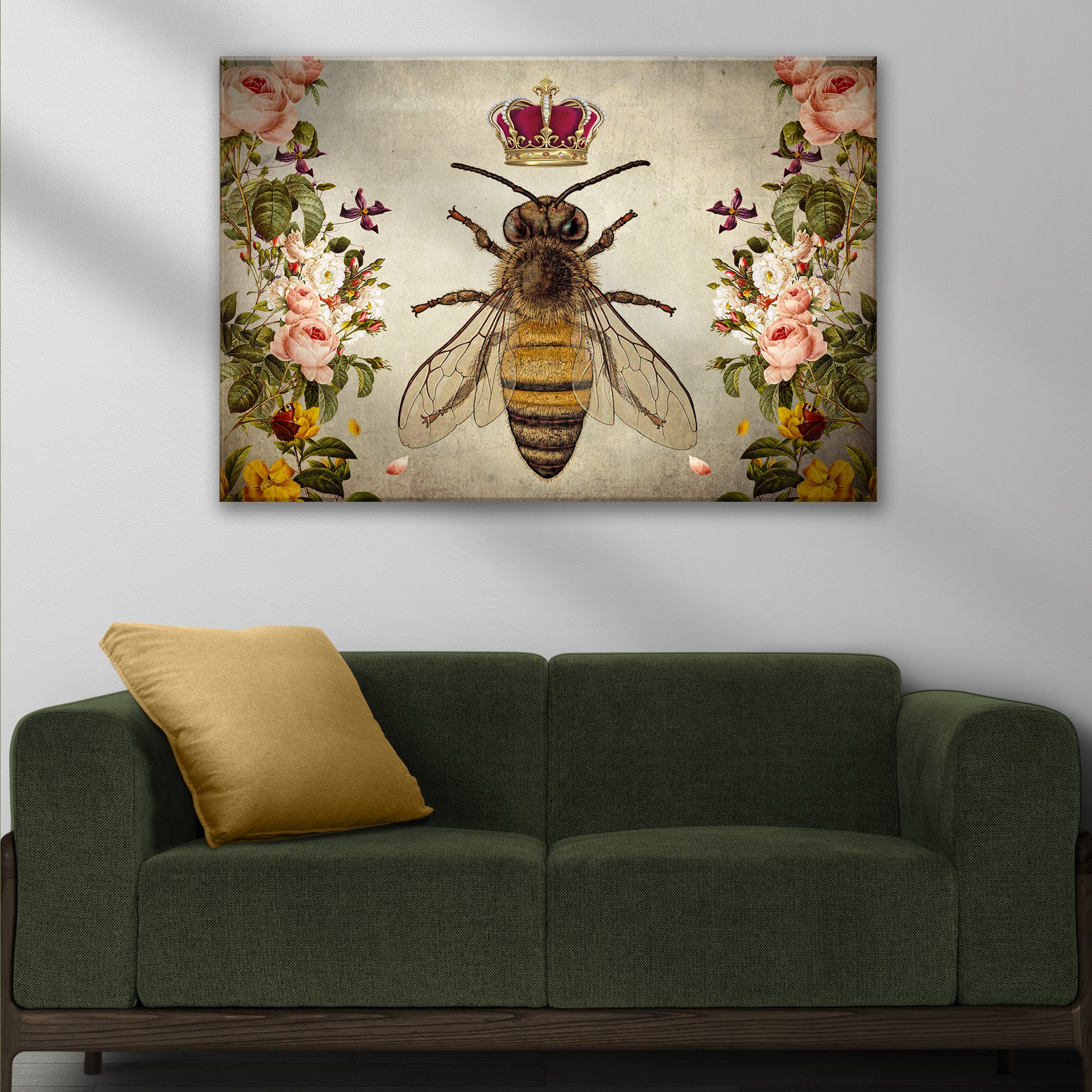Hail Queen Bee Canvas Wall Art - Image 3