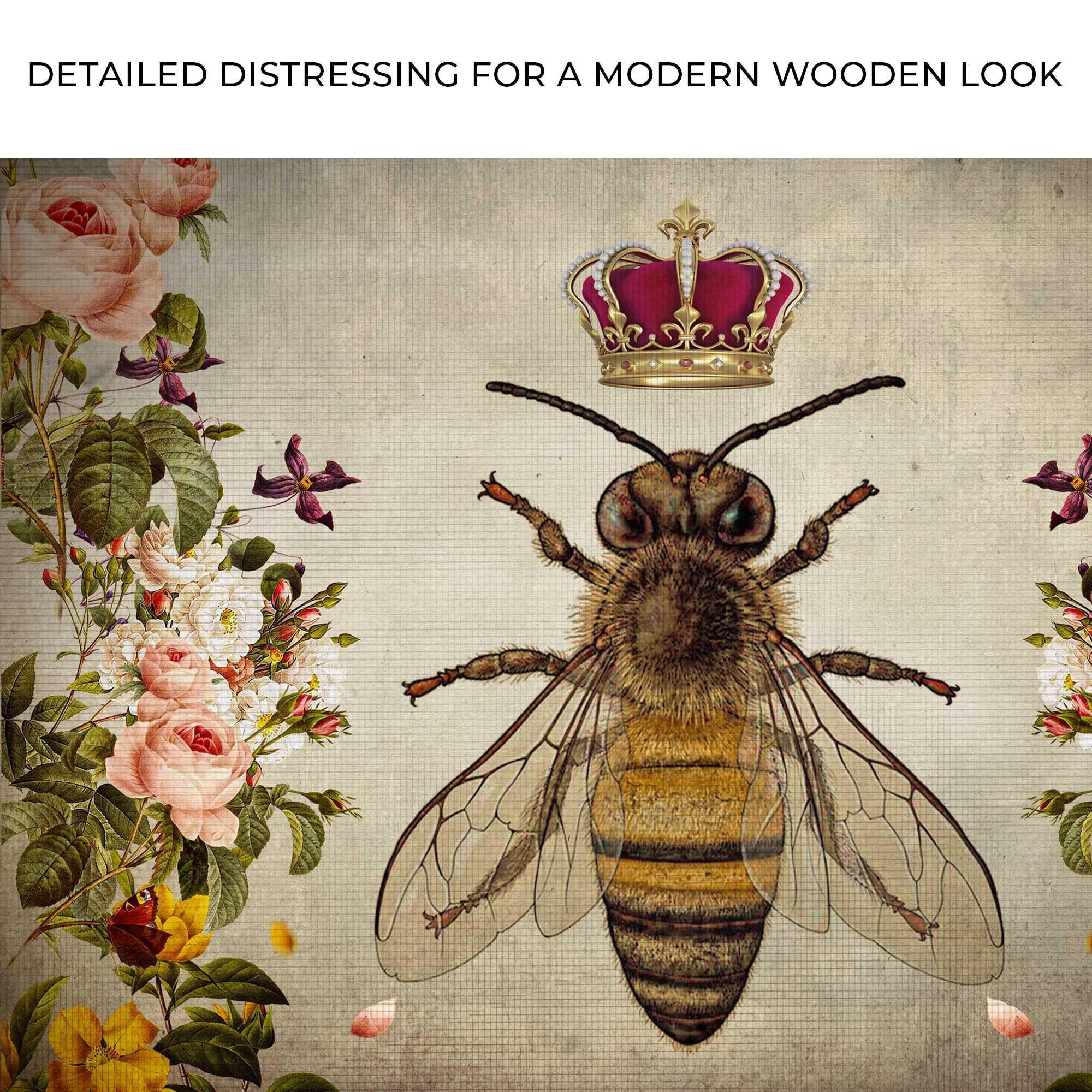 Hail Queen Bee Canvas Wall Art - Image 4