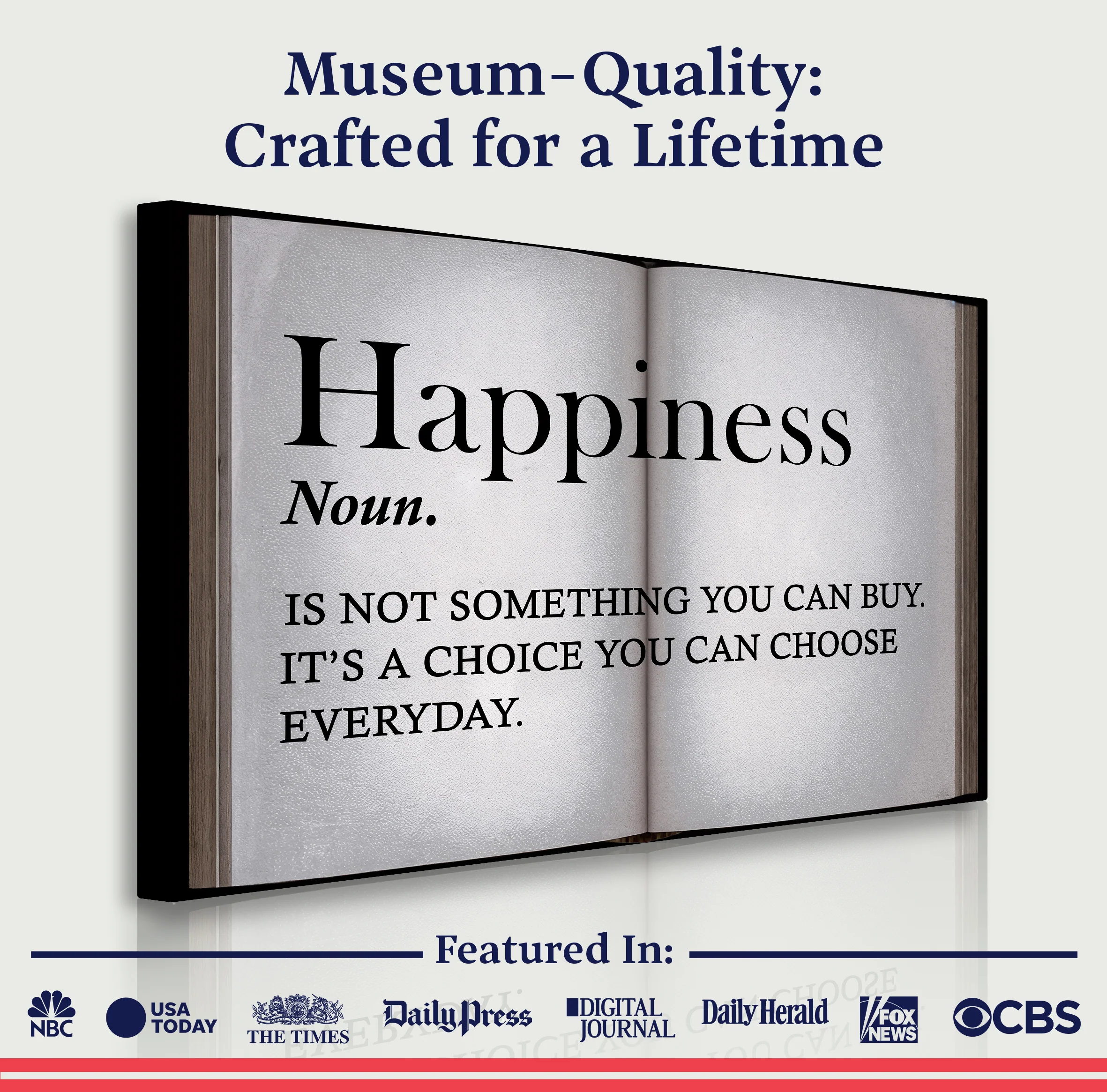 Happiness Is A Choice Wall Sign - Image 6