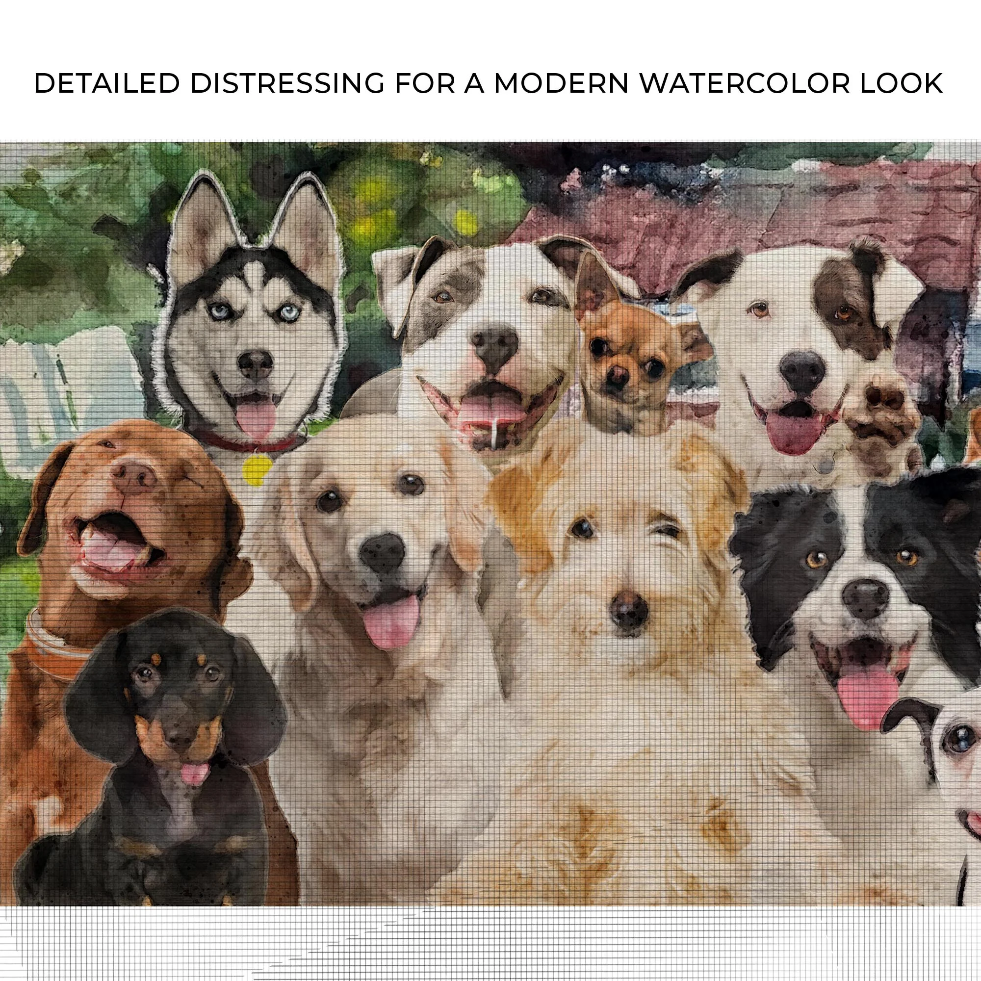Happy Dogs Canvas Wall Art - Image 4